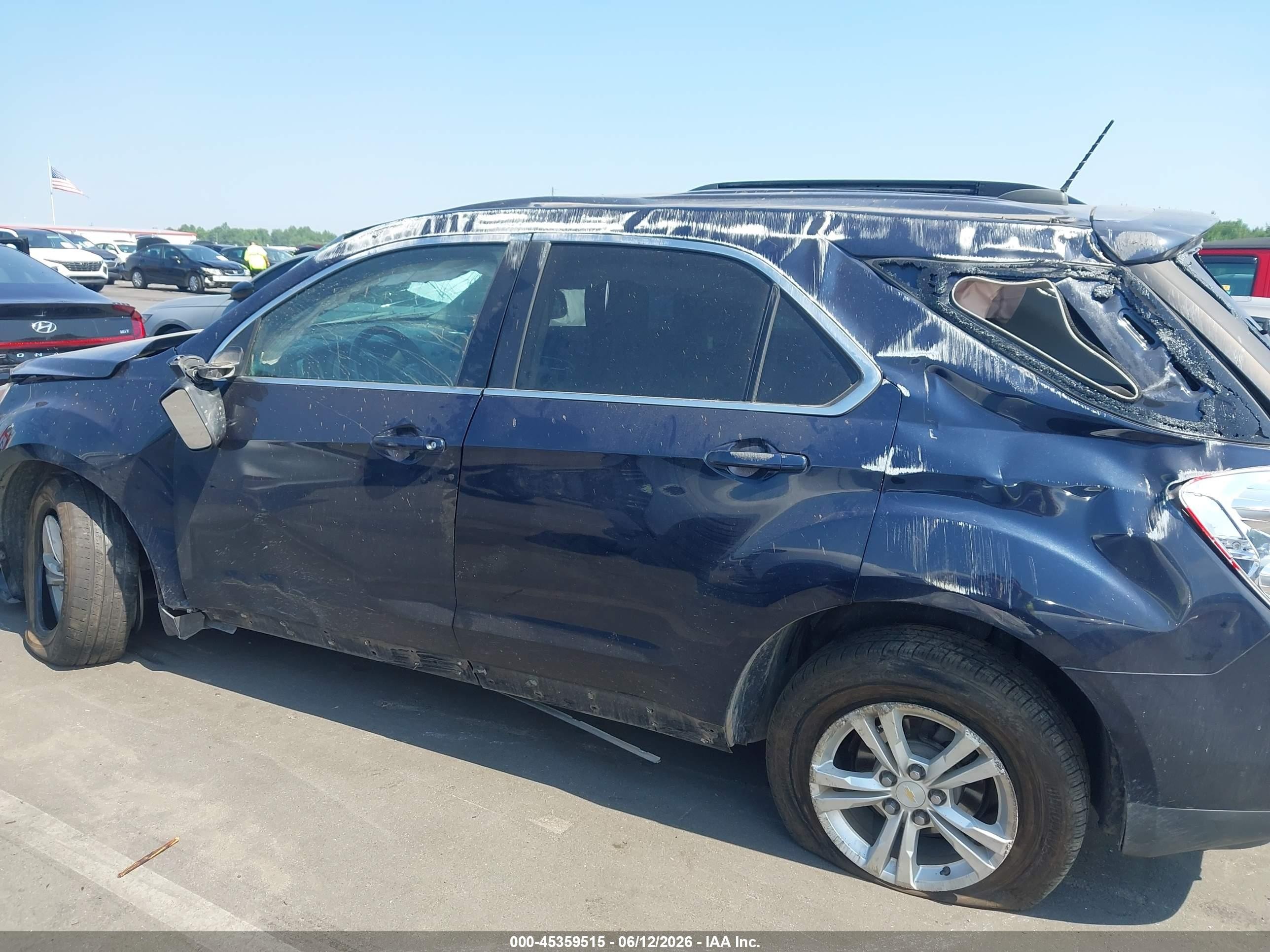2015 Chevrolet Equinox 1lt Dark Blue vin: 2GNFLFEK6F6380161