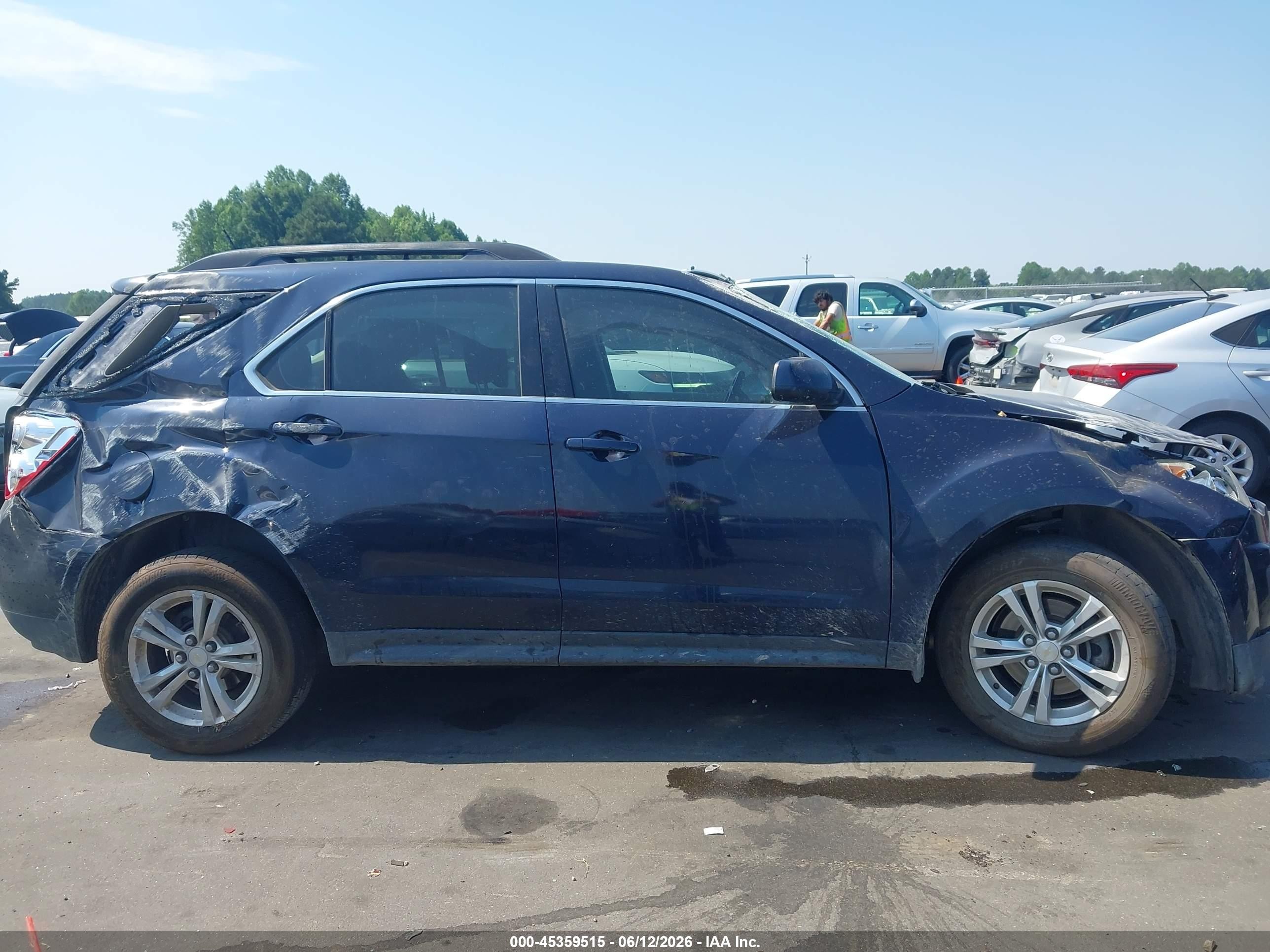 2015 Chevrolet Equinox 1lt Dark Blue vin: 2GNFLFEK6F6380161
