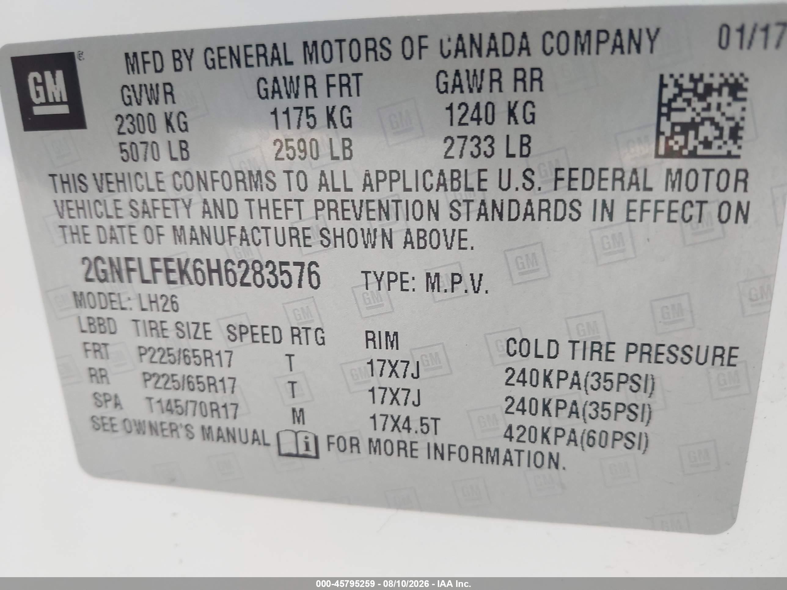 2017 Chevrolet Equinox Lt White vin: 2GNFLFEK6H6283576