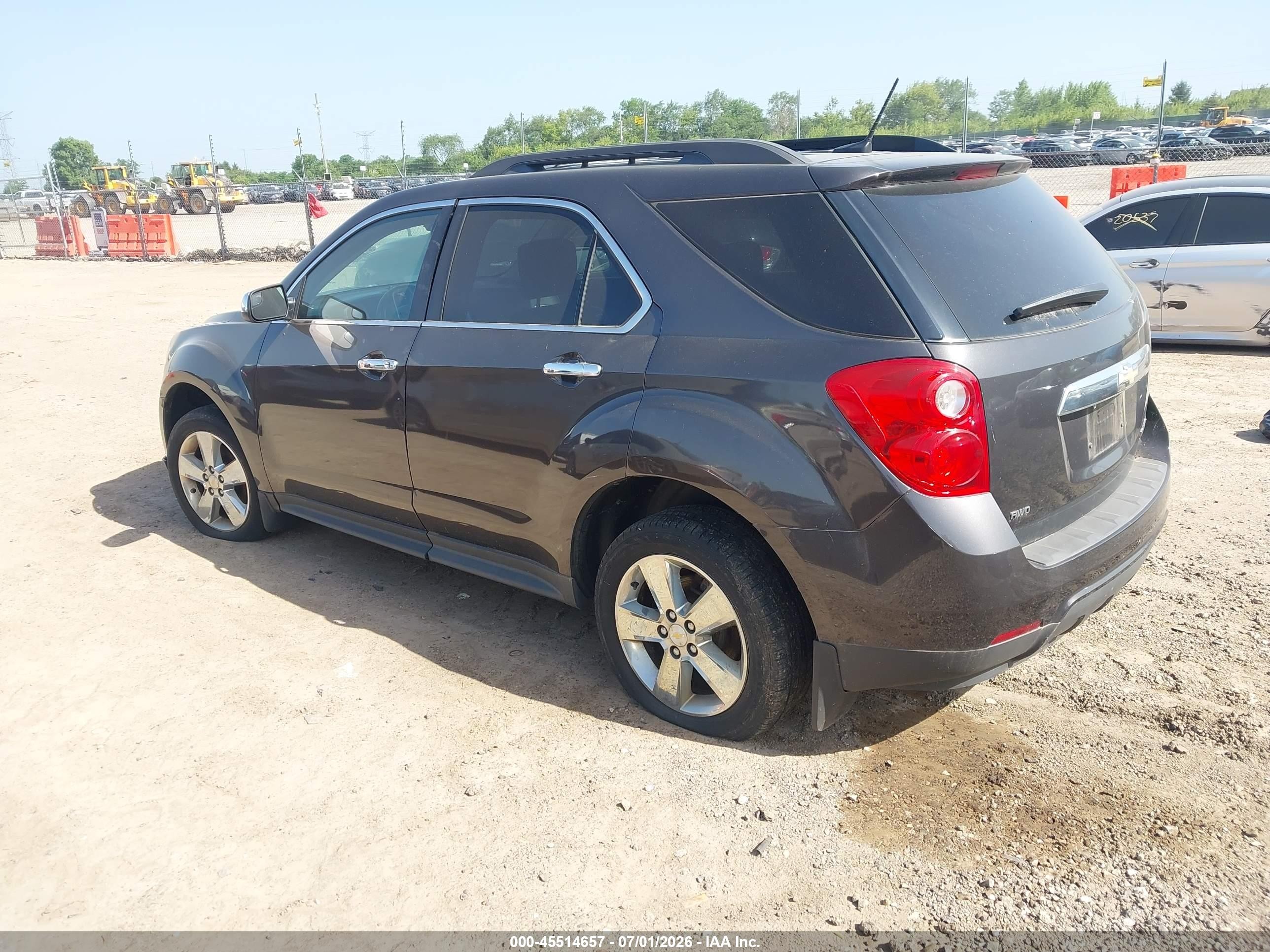 2014 Chevrolet Equinox Lt Gray vin: 2GNFLFEK7E6106594
