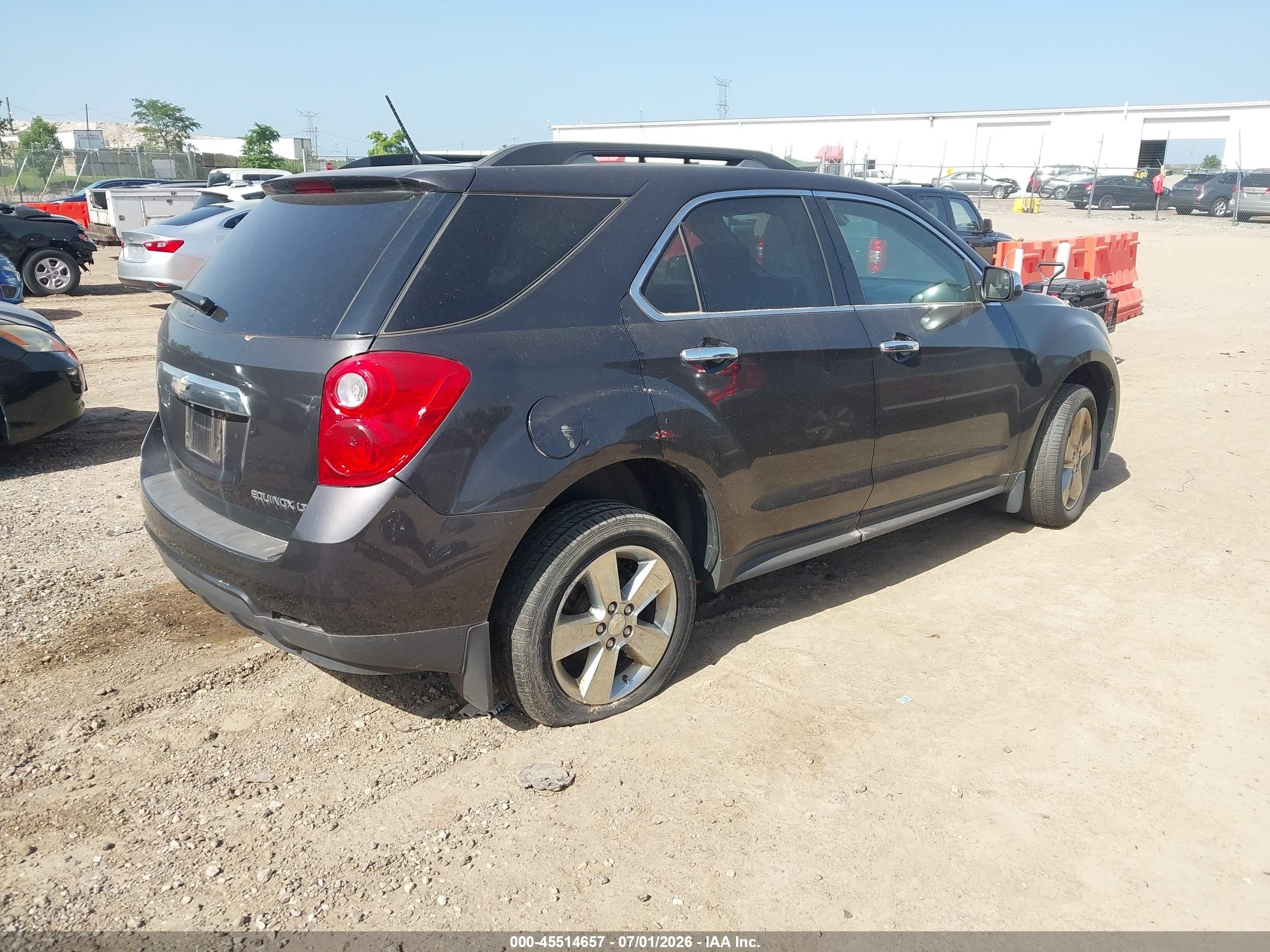 2014 Chevrolet Equinox Lt Gray vin: 2GNFLFEK7E6106594
