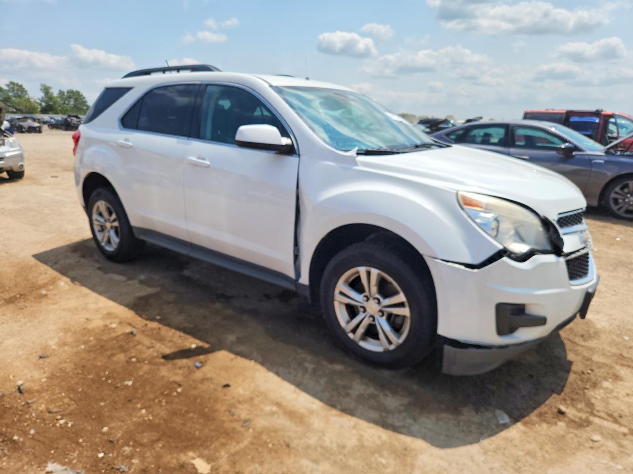 2014 Chevrolet Equinox Lt White vin: 2GNFLFEK7E6176001