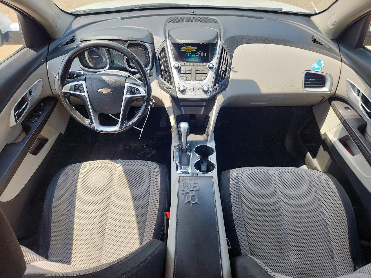 2014 Chevrolet Equinox Lt White vin: 2GNFLFEK7E6176001