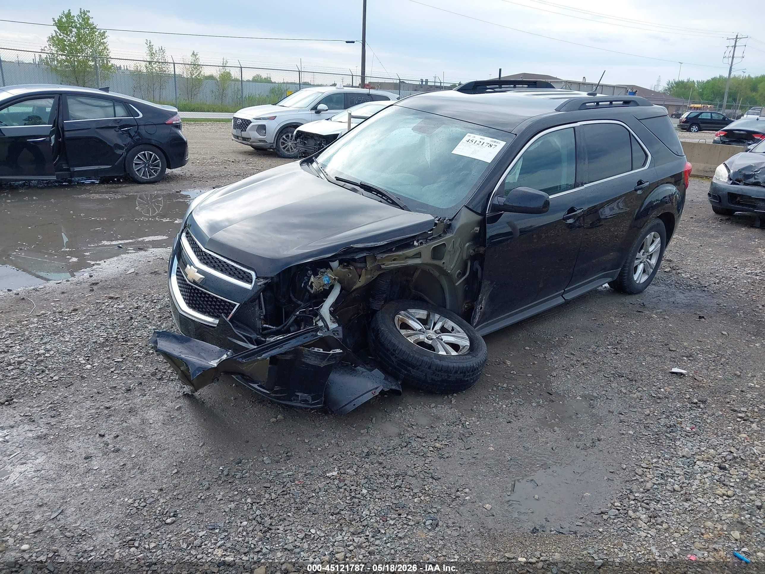 2014 Chevrolet Equinox 1lt Black vin: 2GNFLFEK7E6276485
