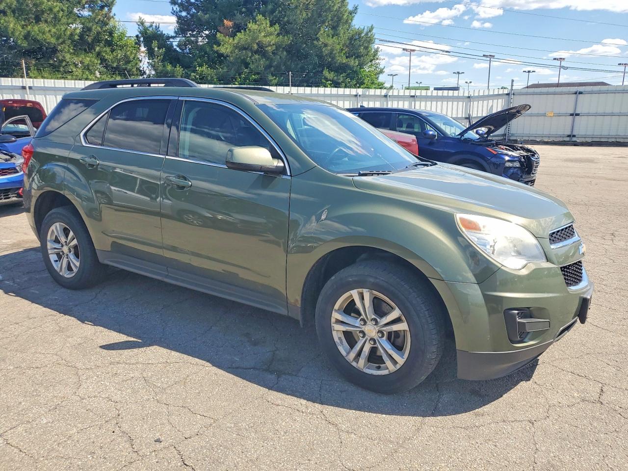 2015 Chevrolet Equinox Lt Green vin: 2GNFLFEK7F6110520