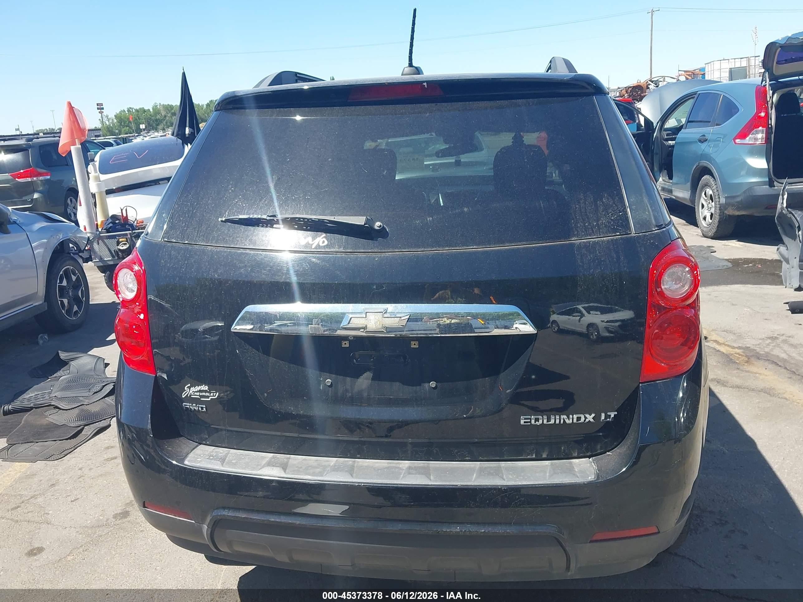 2015 Chevrolet Equinox 1lt Black vin: 2GNFLFEK7F6205126