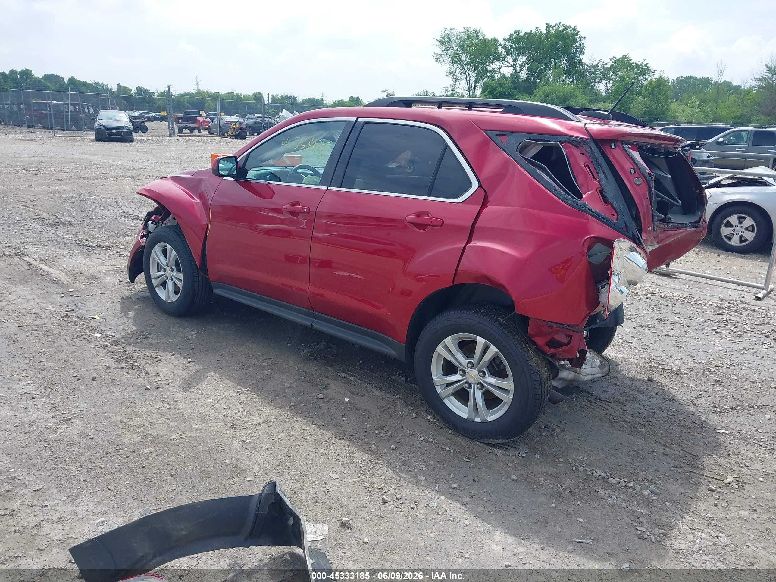 2015 Chevrolet Equinox 1lt Red vin: 2GNFLFEK7F6297290