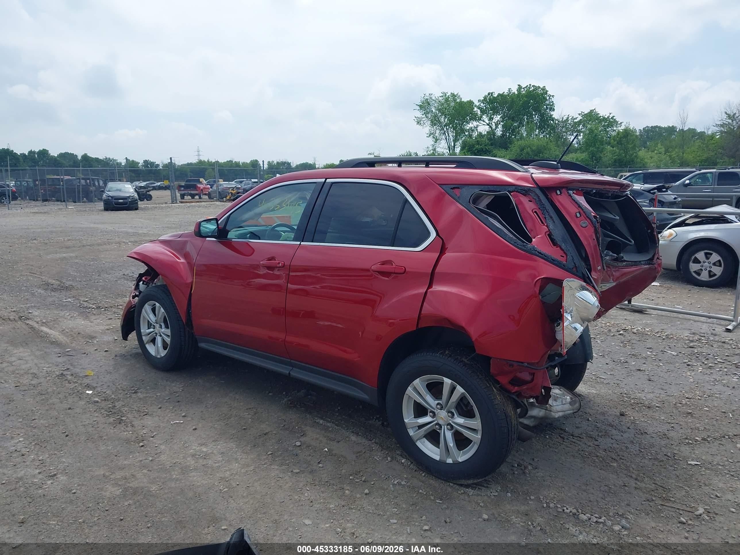 2015 Chevrolet Equinox 1lt Red vin: 2GNFLFEK7F6297290