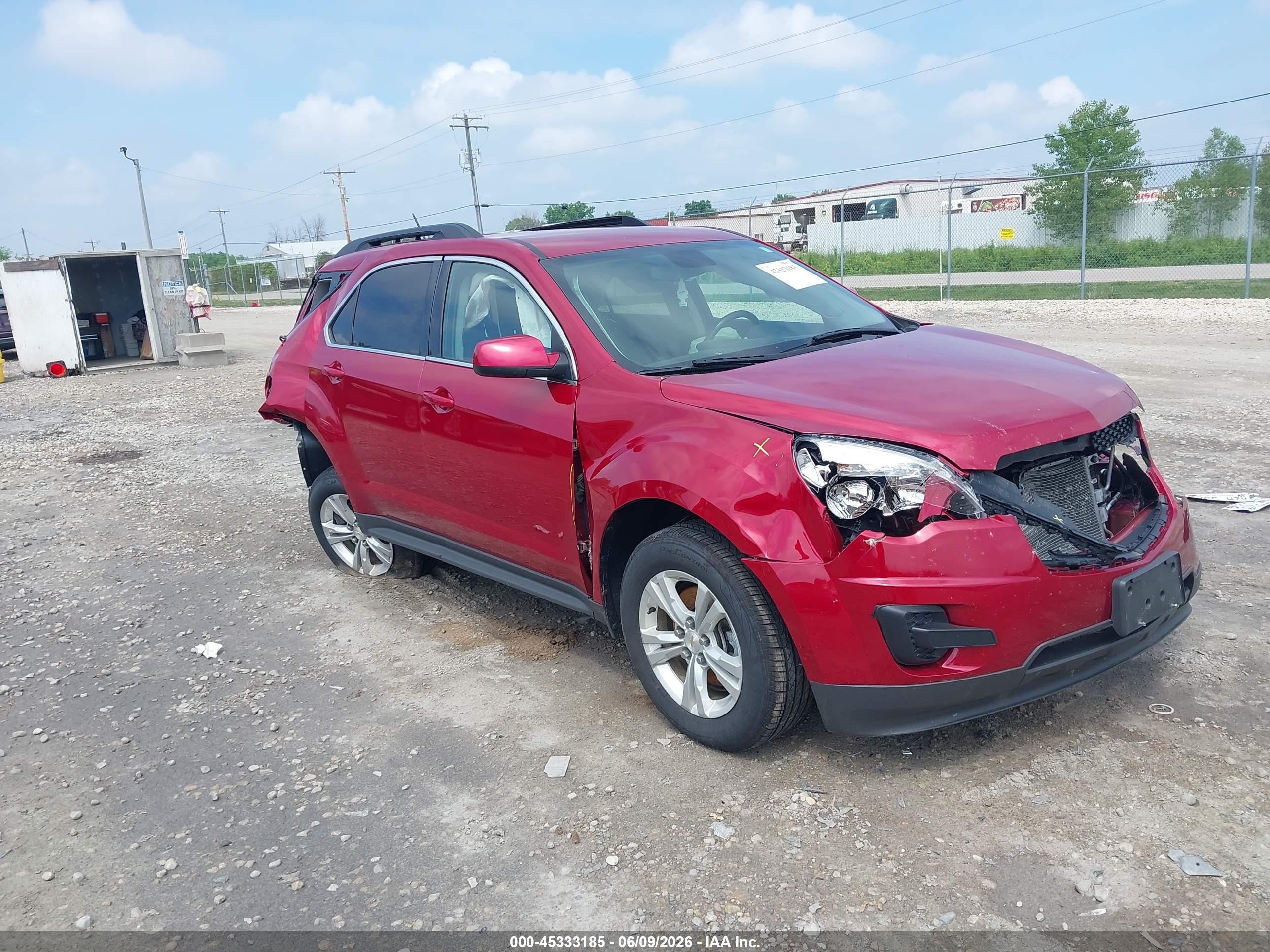 2015 Chevrolet Equinox 1lt Red vin: 2GNFLFEK7F6297290