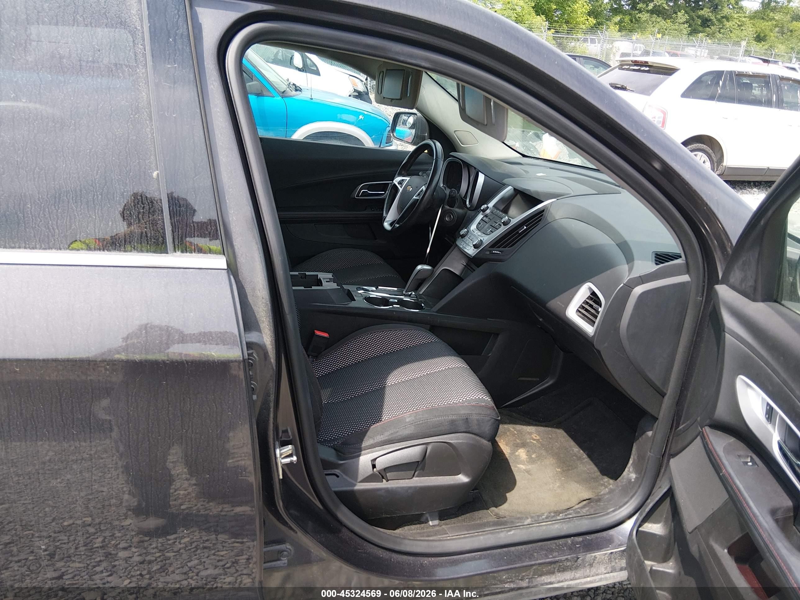 2015 Chevrolet Equinox 1lt Black vin: 2GNFLFEK7F6396580