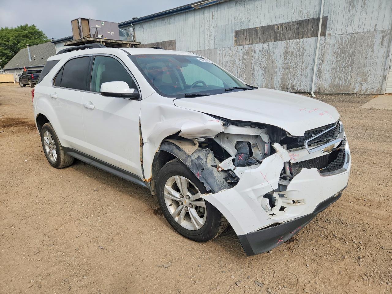 2015 Chevrolet Equinox Lt White vin: 2GNFLFEK7F6436236