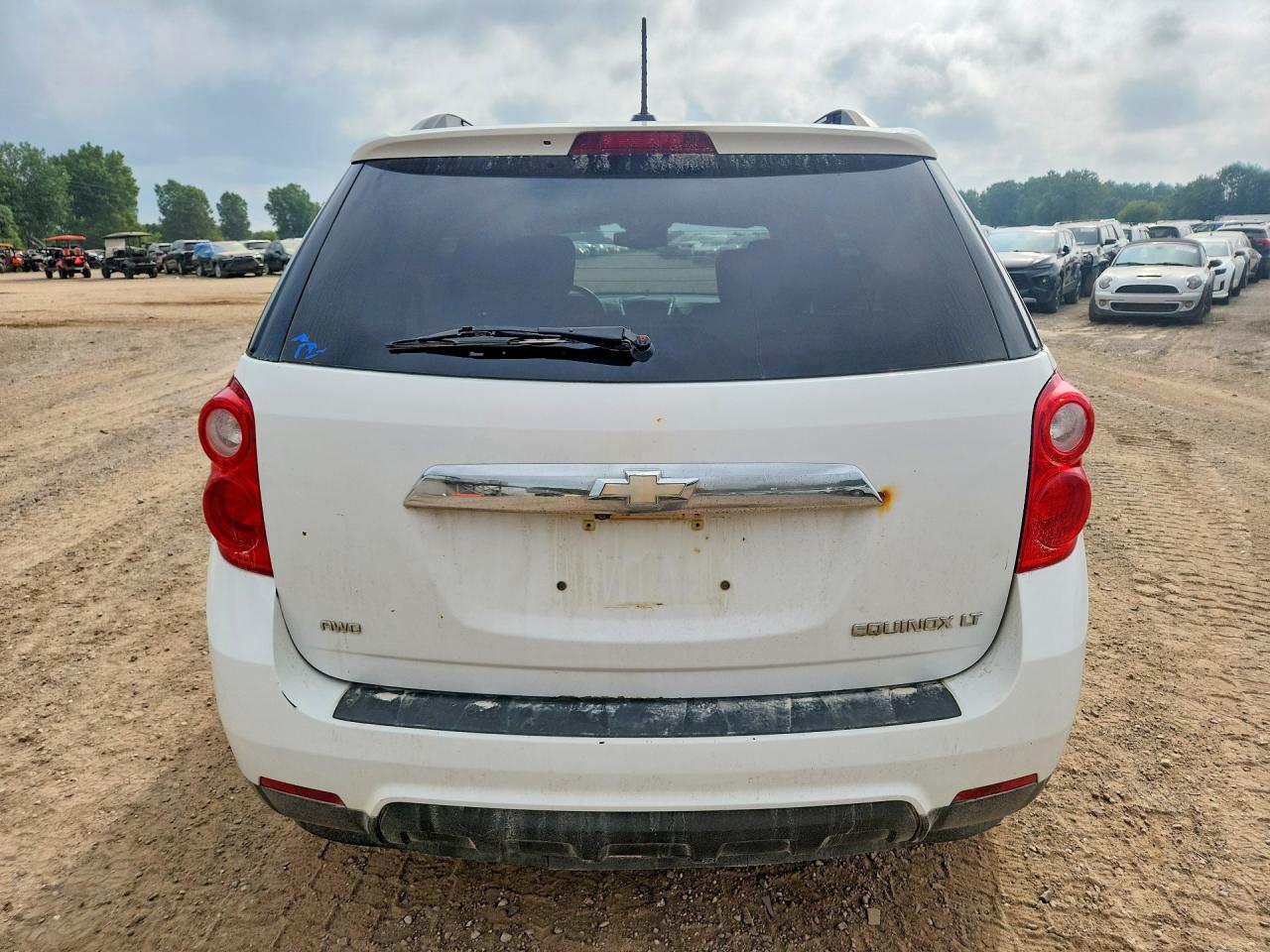 2015 Chevrolet Equinox Lt White vin: 2GNFLFEK7F6436236