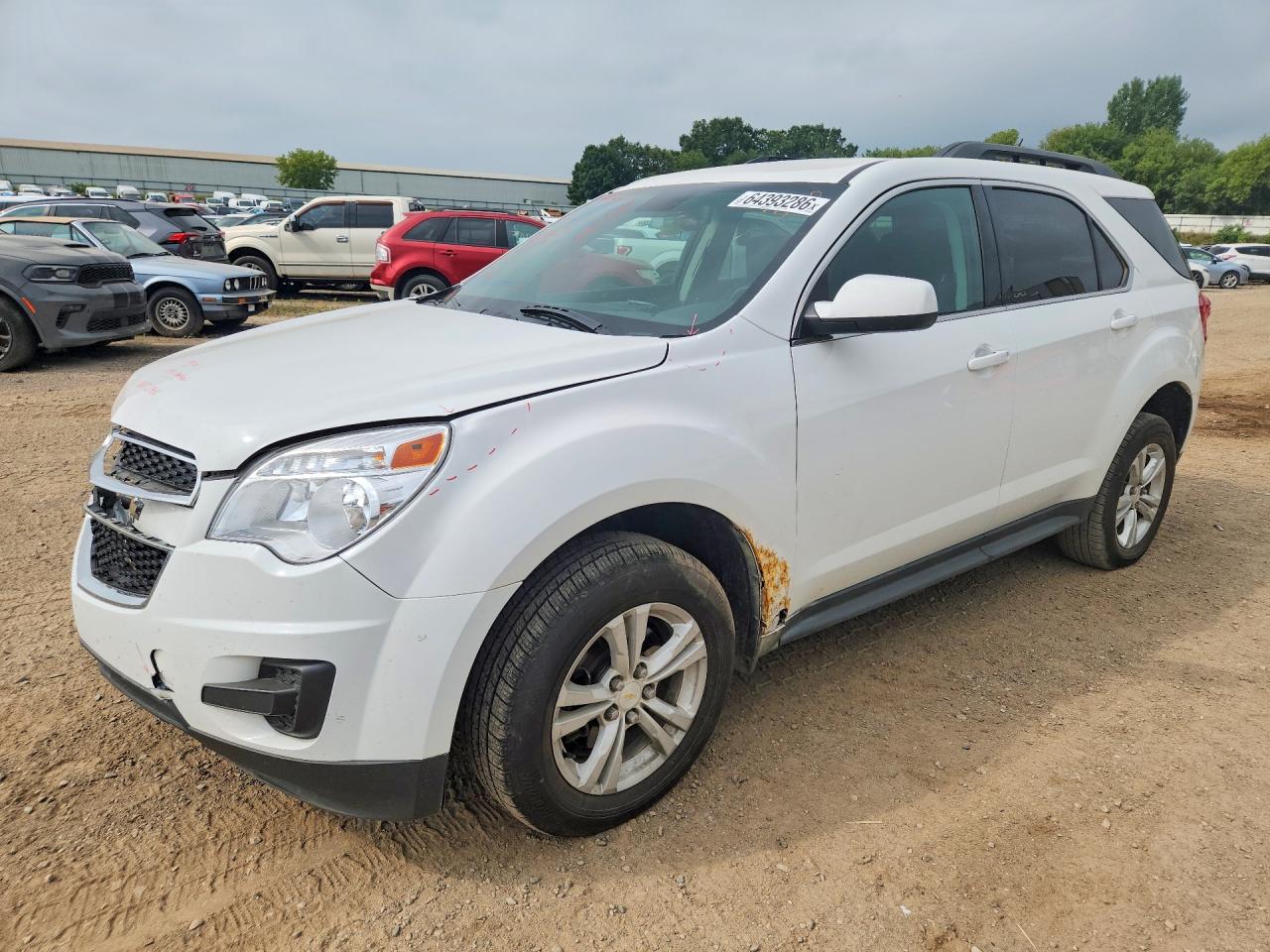 2015 Chevrolet Equinox Lt White vin: 2GNFLFEK7F6436236