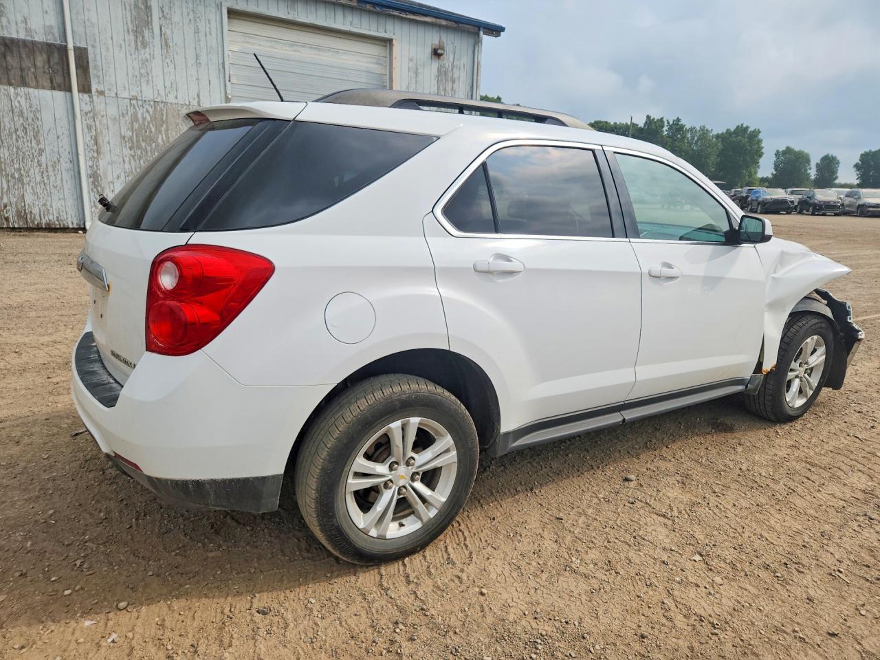 2015 Chevrolet Equinox Lt White vin: 2GNFLFEK7F6436236
