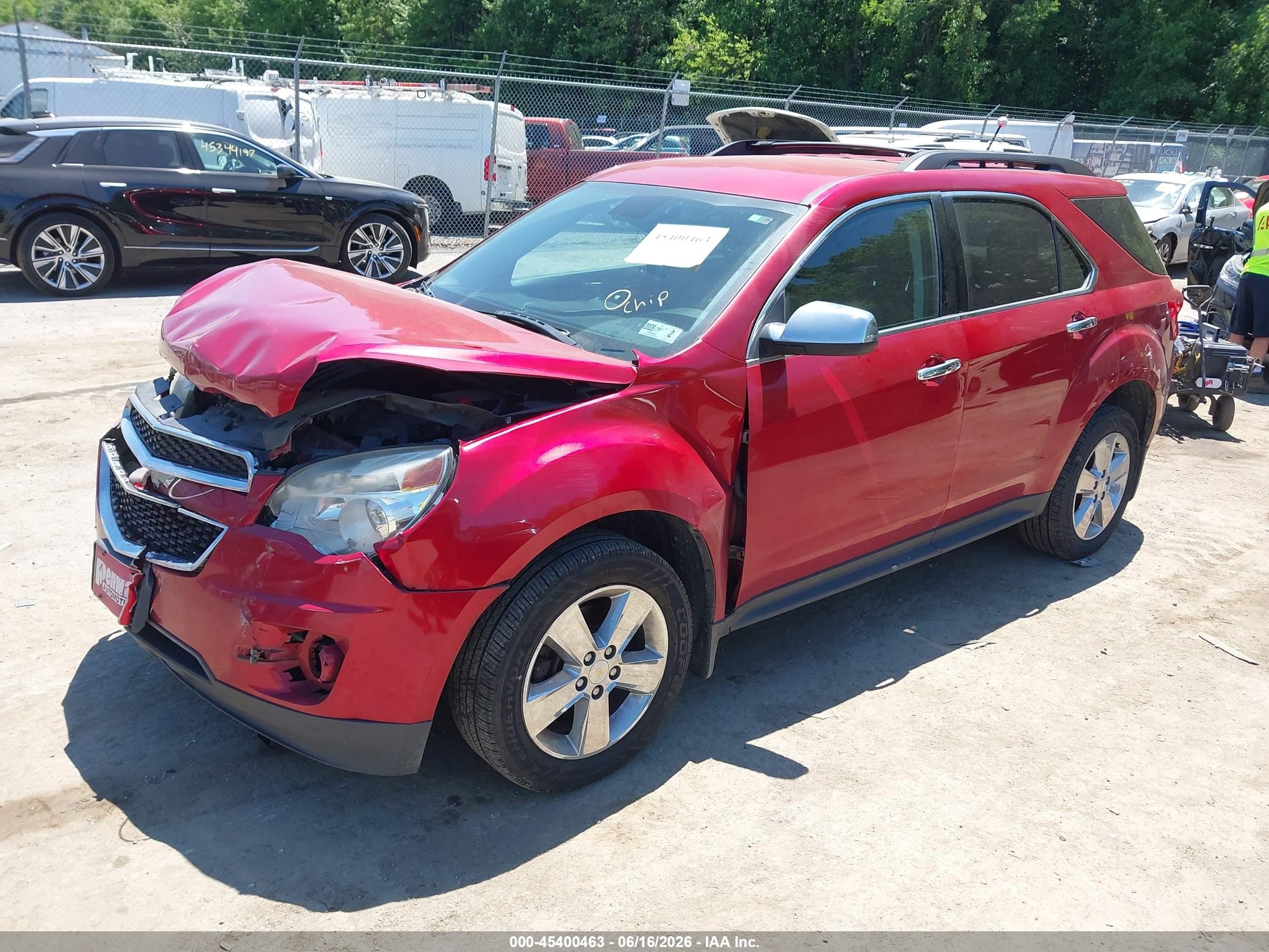 2014 Chevrolet Equinox Lt Red vin: 2GNFLFEK8E6102098