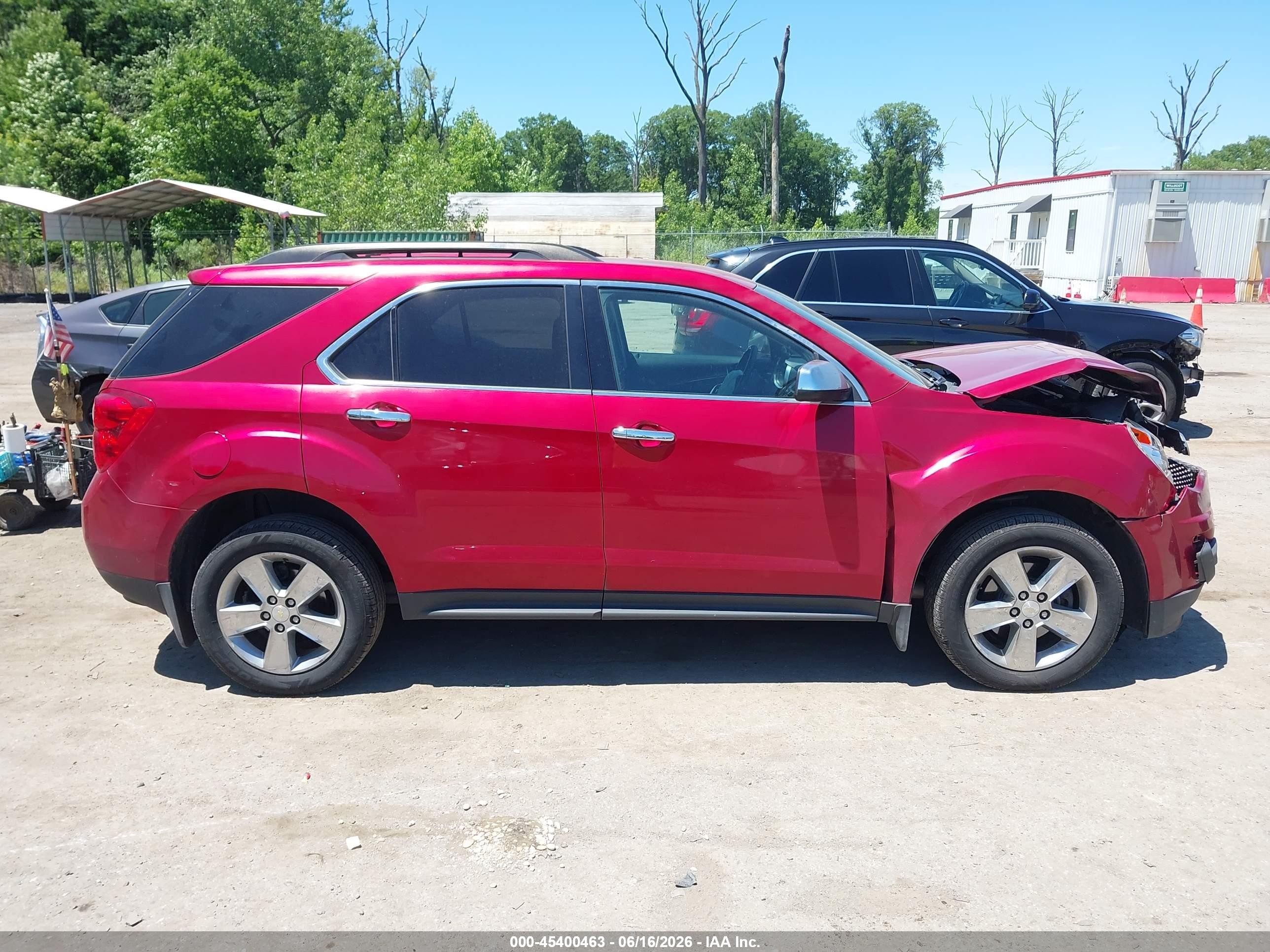 2014 Chevrolet Equinox Lt Red vin: 2GNFLFEK8E6102098