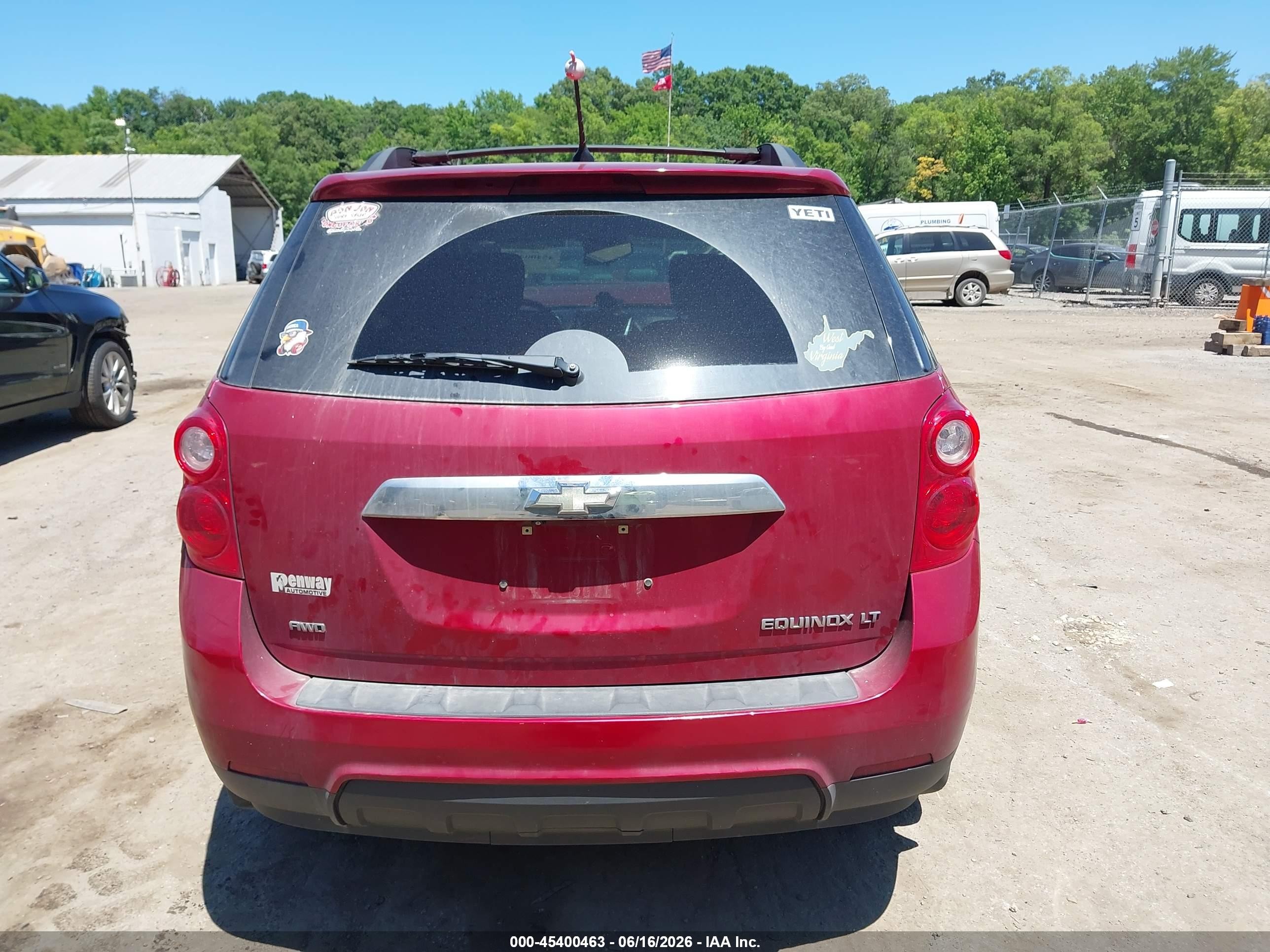 2014 Chevrolet Equinox Lt Red vin: 2GNFLFEK8E6102098