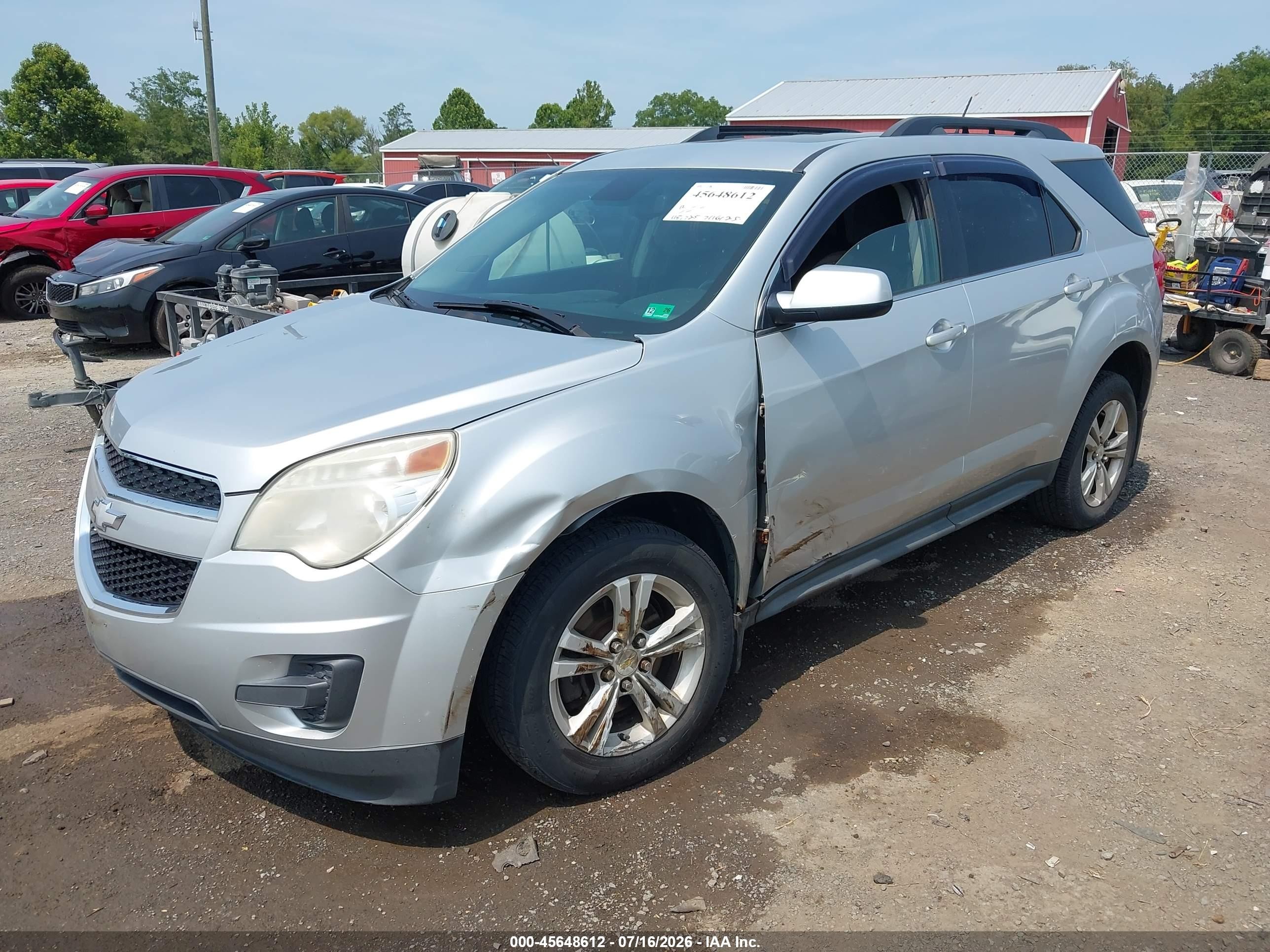 2014 Chevrolet Equinox Lt Silver vin: 2GNFLFEK8E6111576