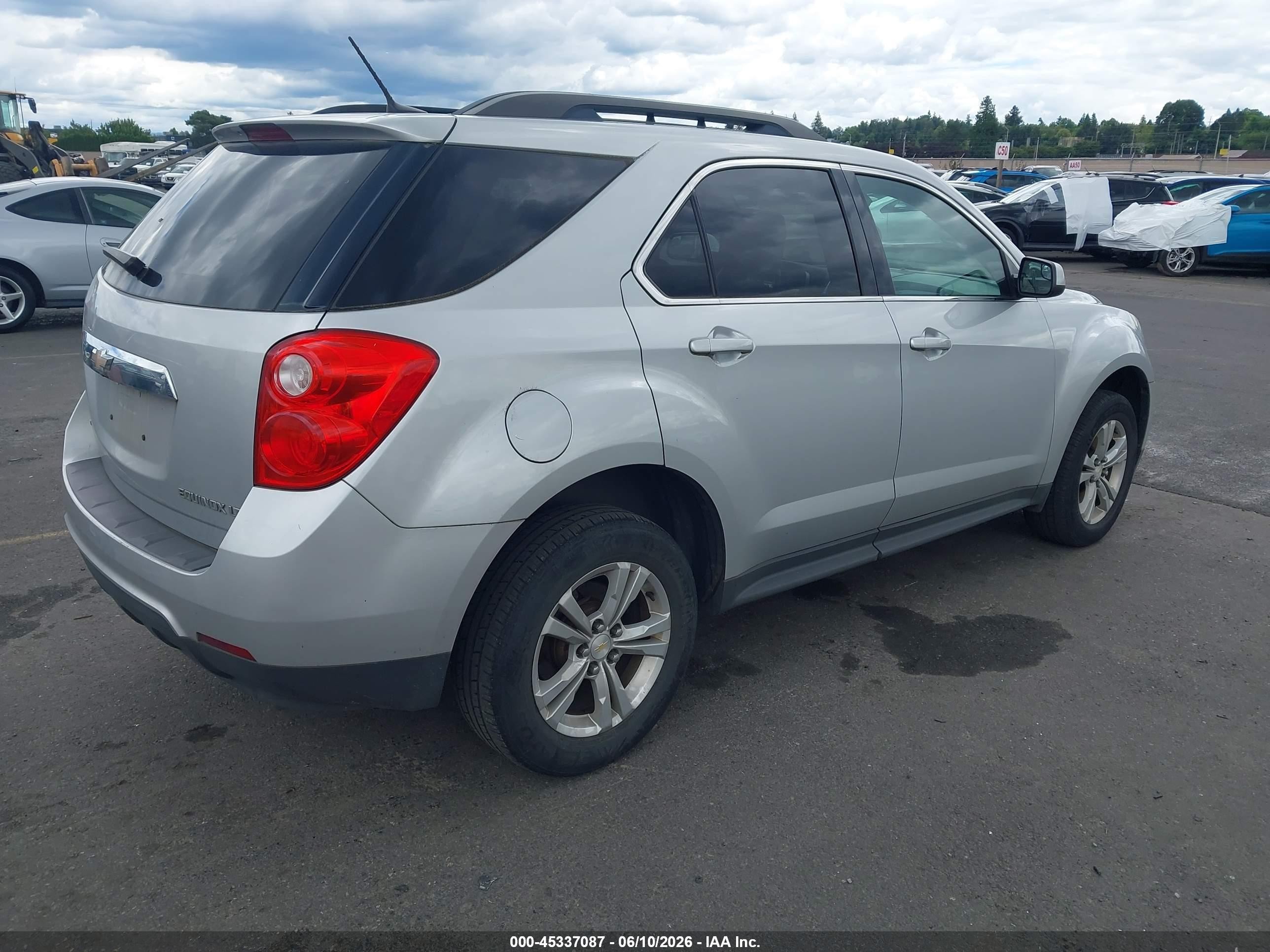 2014 Chevrolet Equinox Lt Silver vin: 2GNFLFEK8E6131598