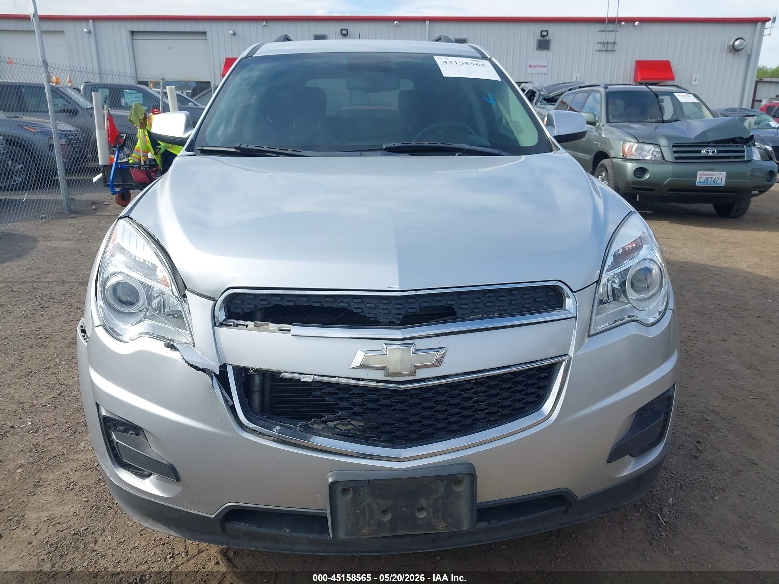 2014 Chevrolet Equinox 1lt Silver vin: 2GNFLFEK8E6276141