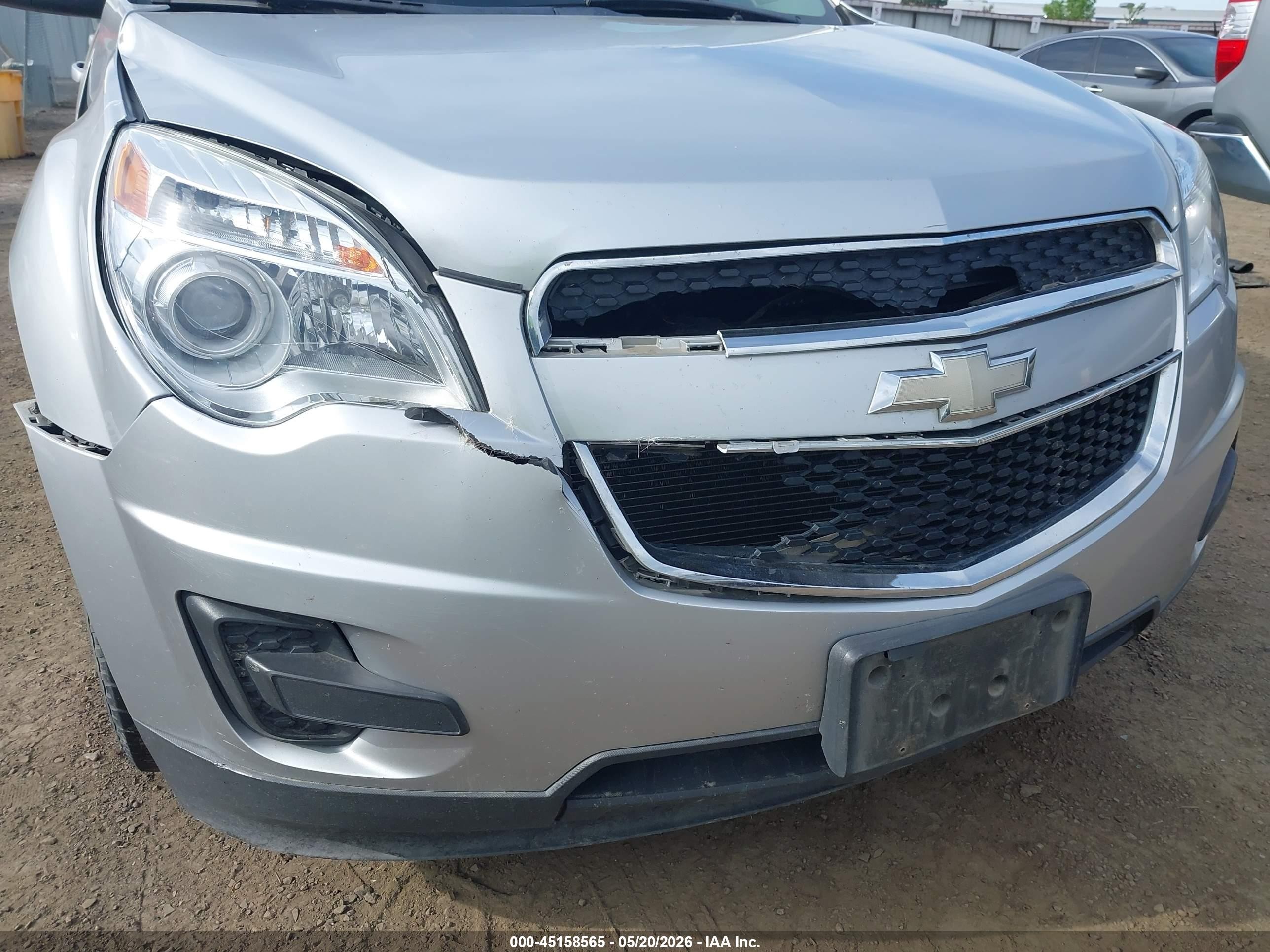 2014 Chevrolet Equinox 1lt Silver vin: 2GNFLFEK8E6276141