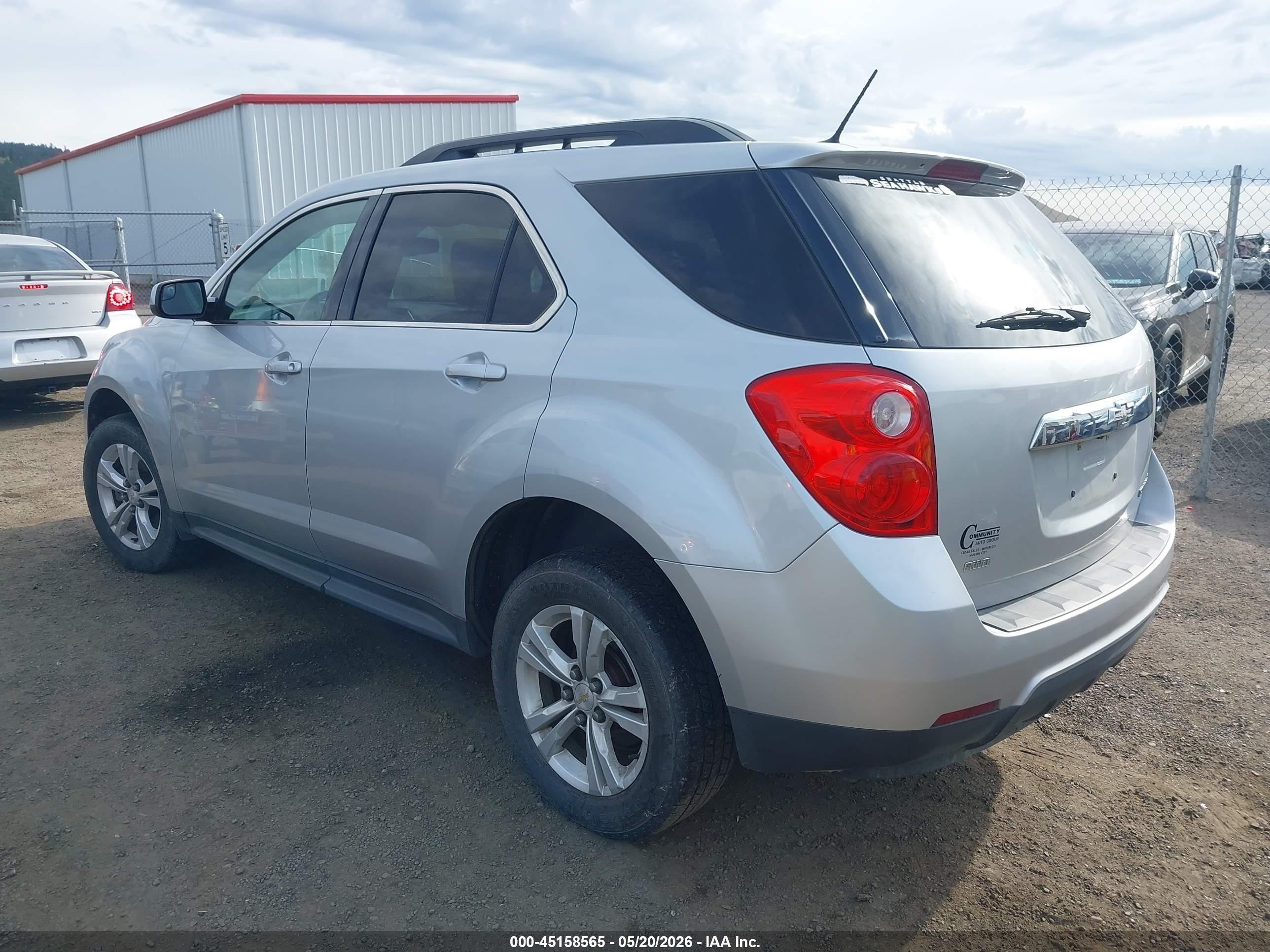 2014 Chevrolet Equinox 1lt Silver vin: 2GNFLFEK8E6276141