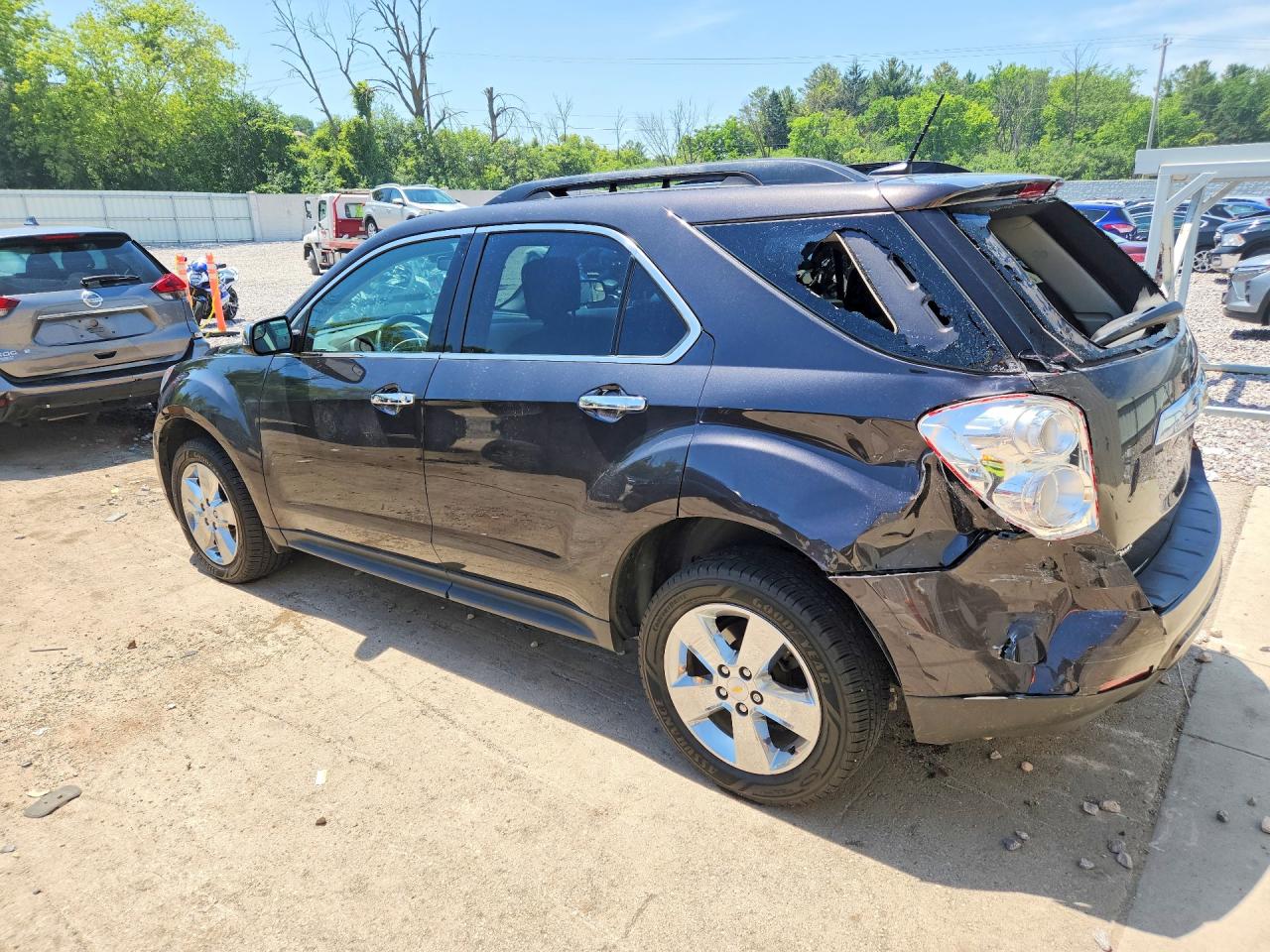 2014 Chevrolet Equinox Lt Gray vin: 2GNFLFEK8E6363148