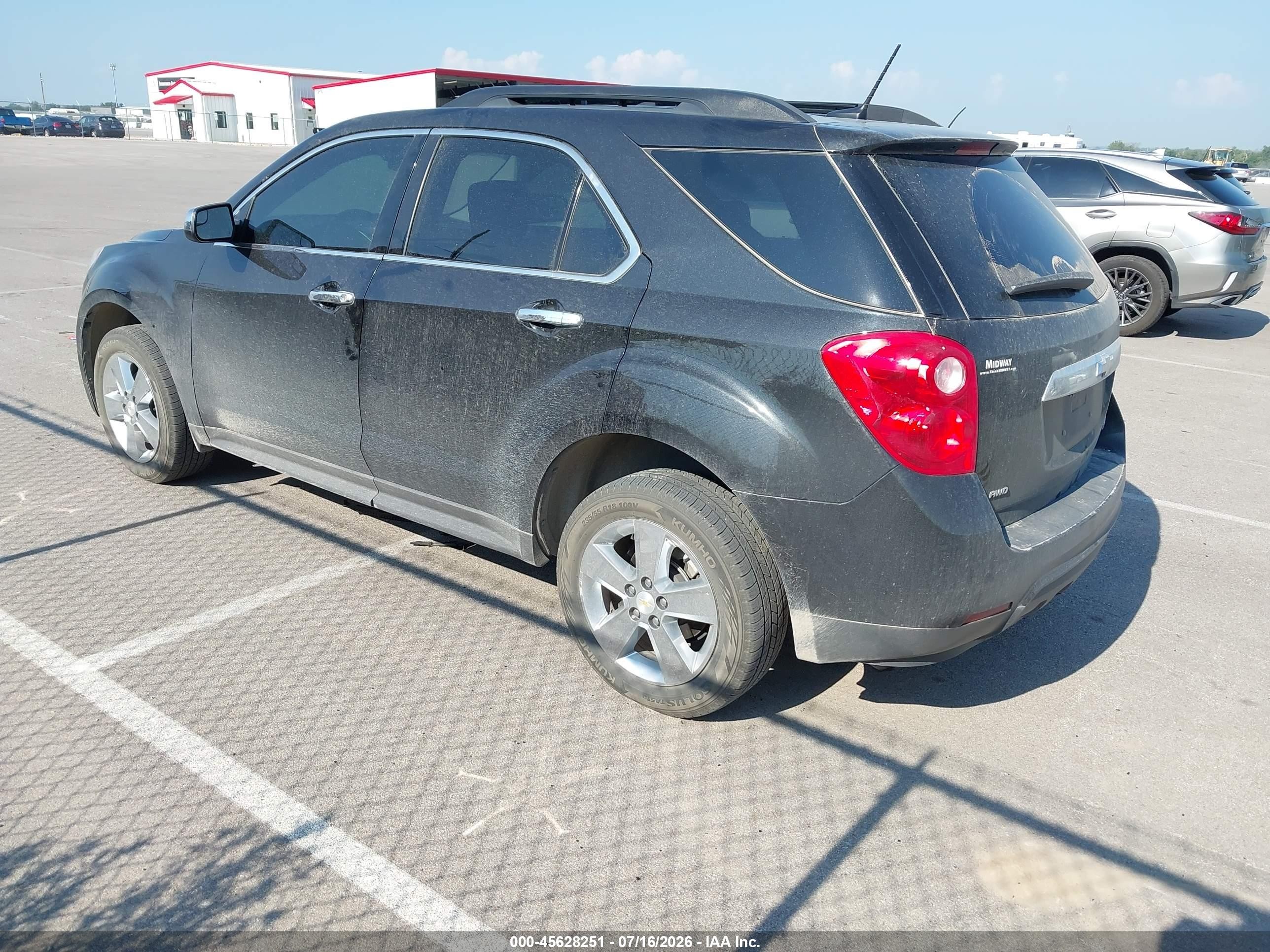 2014 Chevrolet Equinox Lt Black vin: 2GNFLFEK8E6382525
