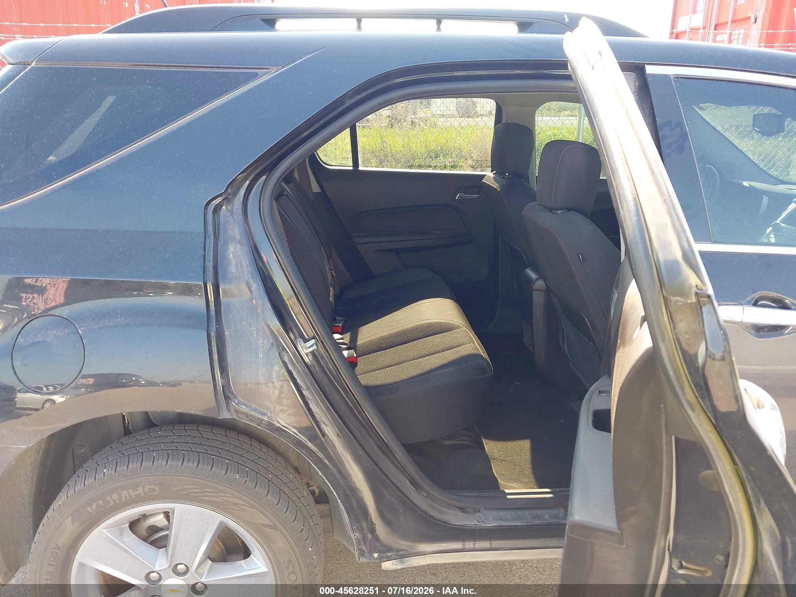 2014 Chevrolet Equinox Lt Black vin: 2GNFLFEK8E6382525