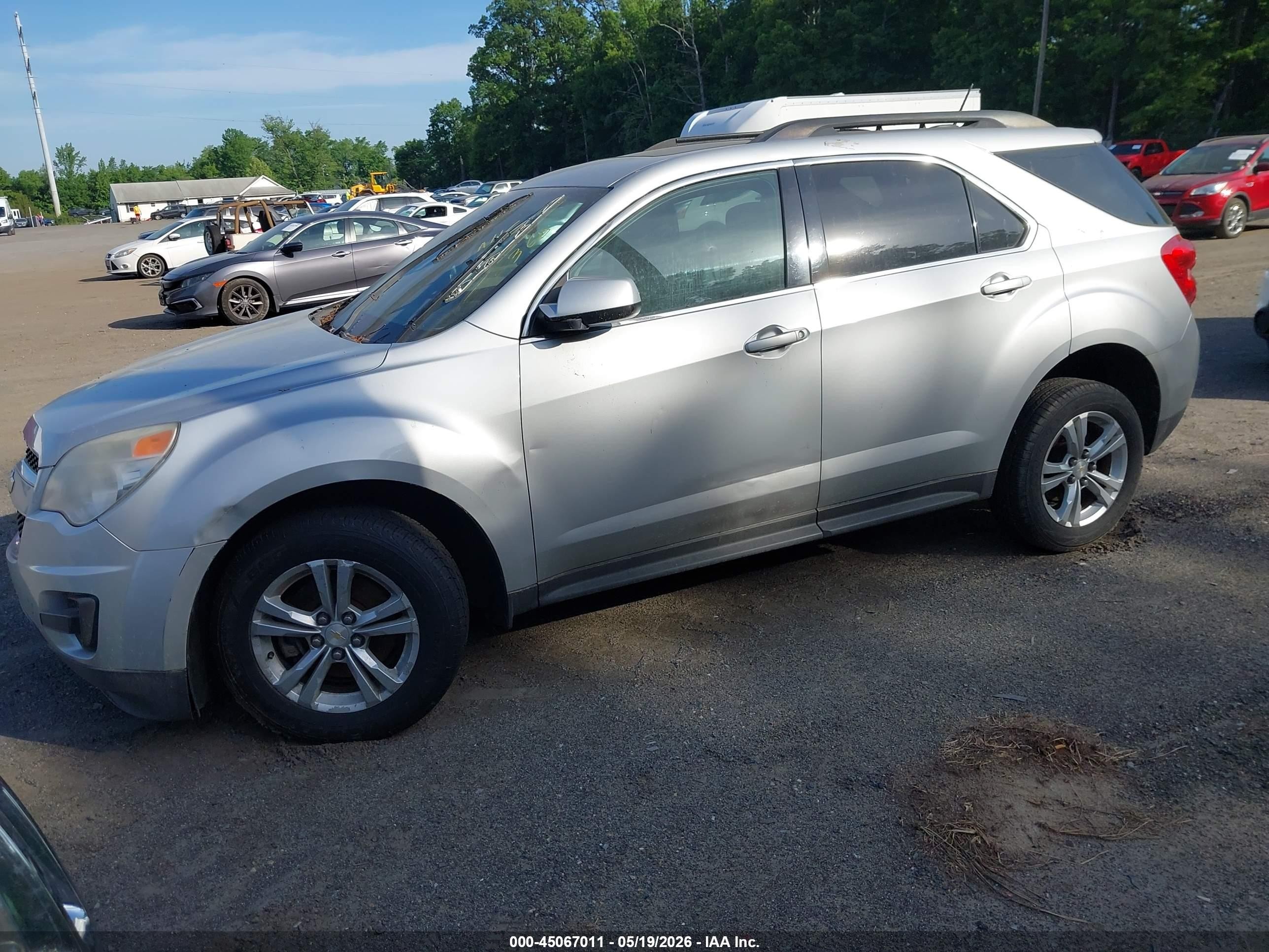 2015 Chevrolet Equinox 1lt Silver vin: 2GNFLFEK8F6112700