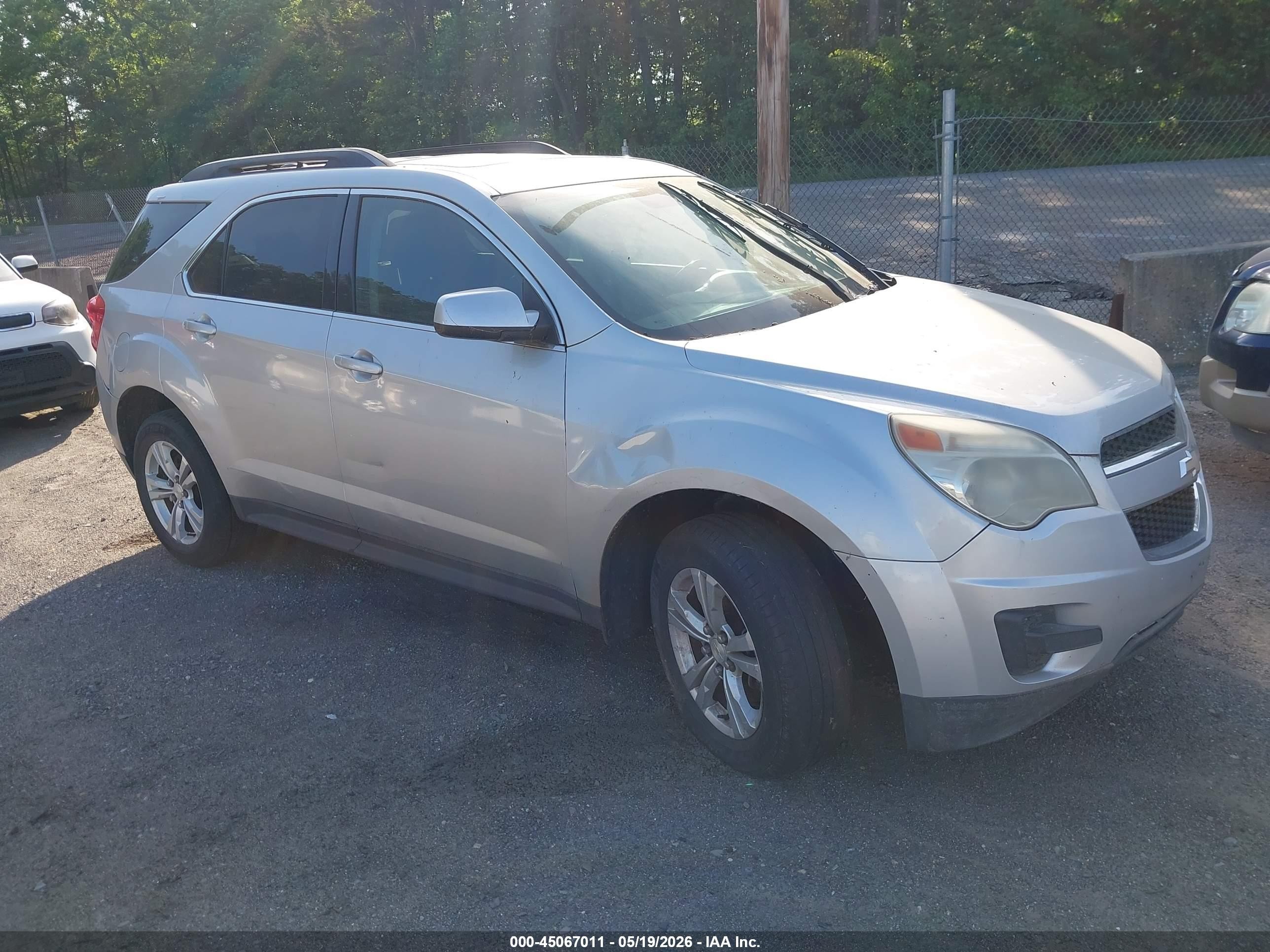 2015 Chevrolet Equinox 1lt Silver vin: 2GNFLFEK8F6112700