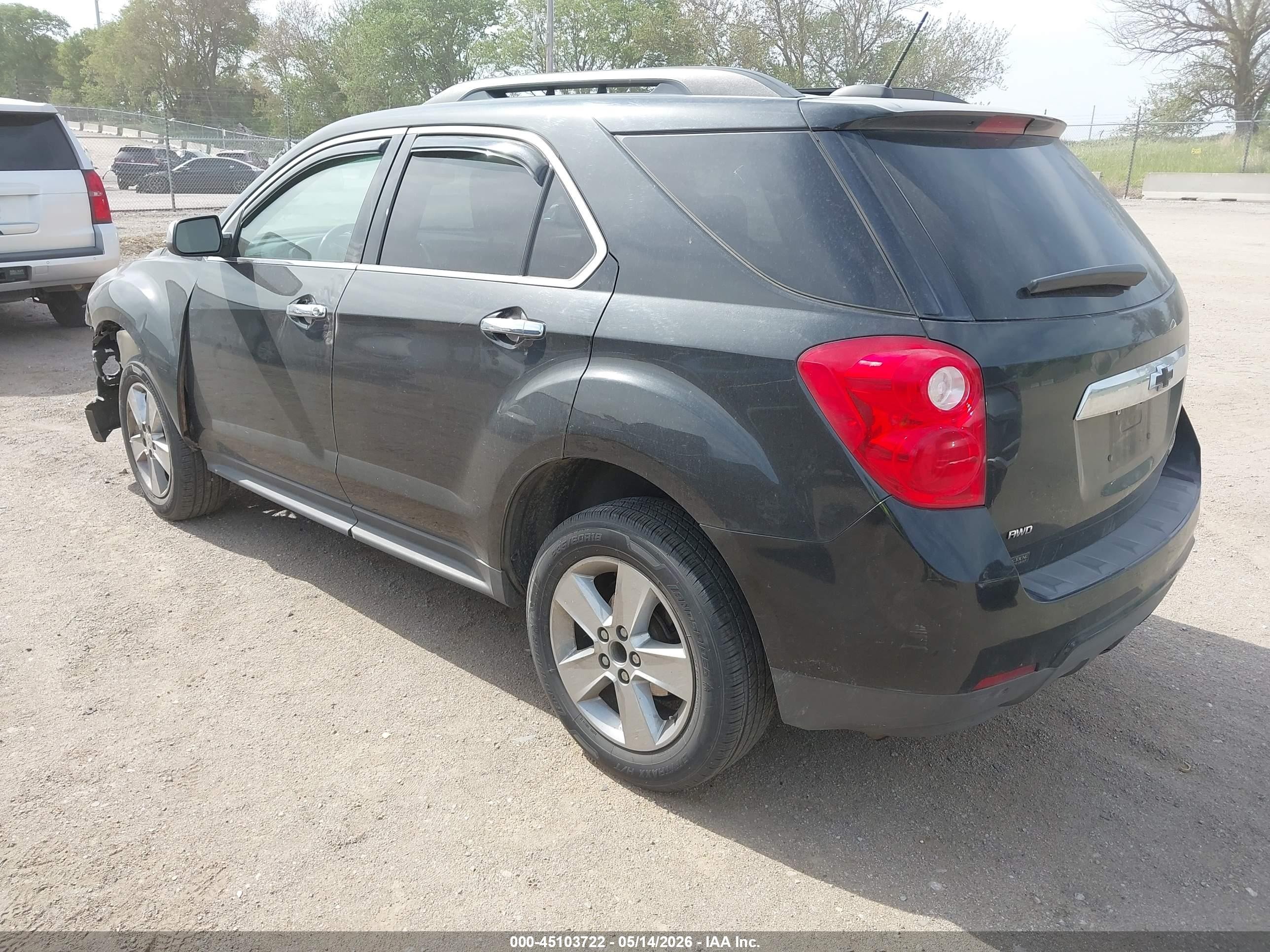 2015 Chevrolet Equinox 1lt Black vin: 2GNFLFEK8F6146152