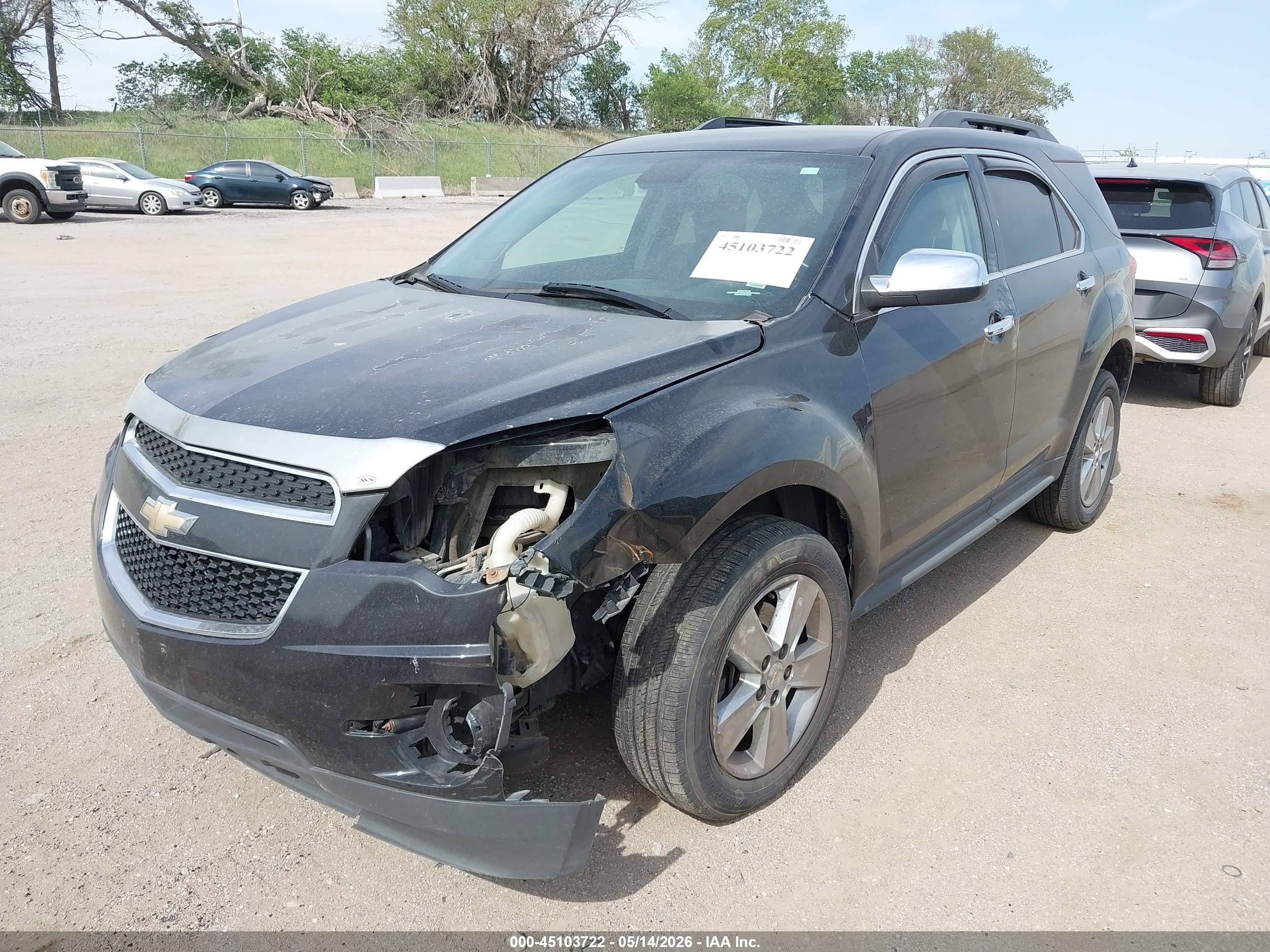 2015 Chevrolet Equinox 1lt Black vin: 2GNFLFEK8F6146152