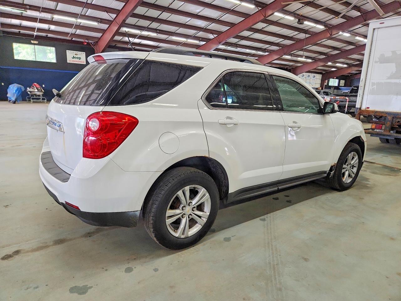 2015 Chevrolet Equinox Lt White vin: 2GNFLFEK8F6243593