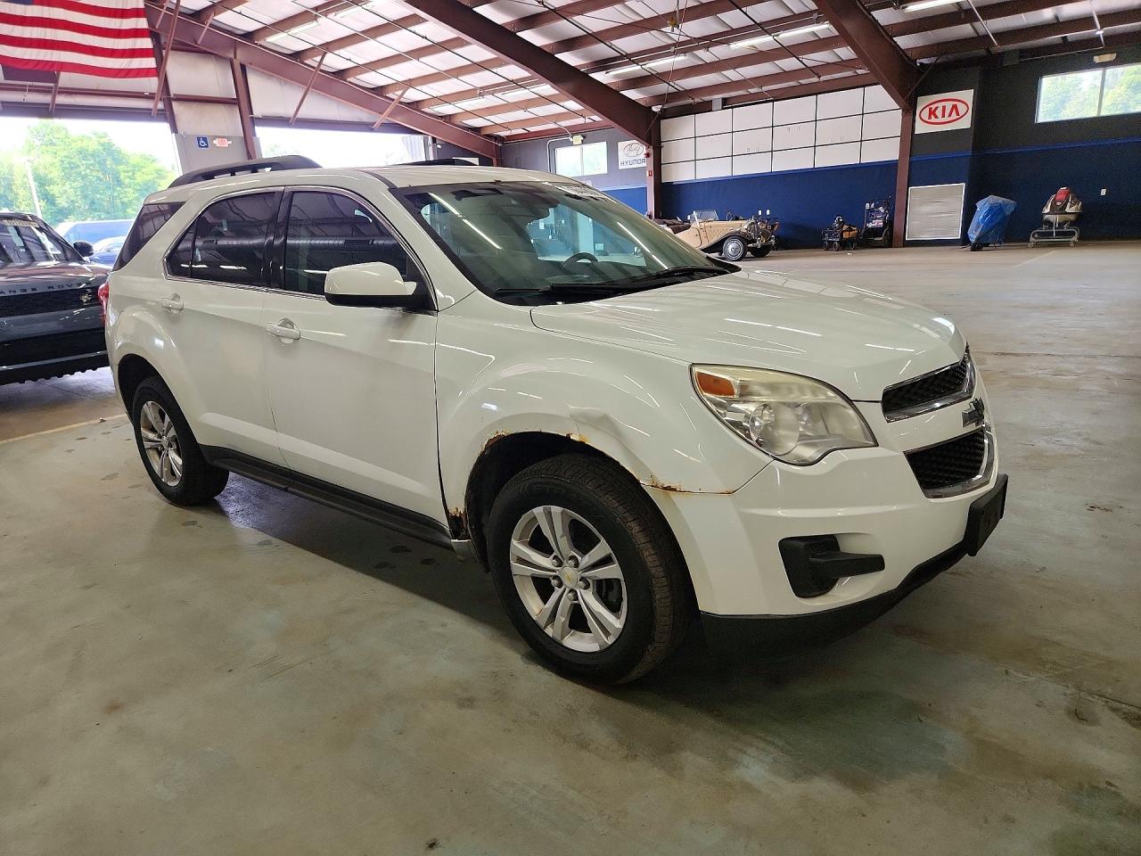 2015 Chevrolet Equinox Lt White vin: 2GNFLFEK8F6243593