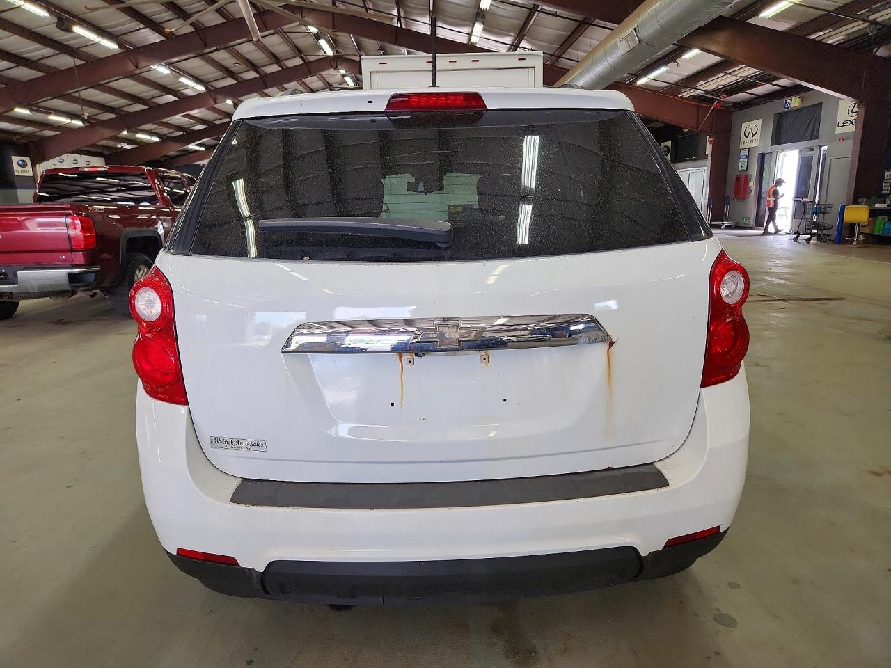 2015 Chevrolet Equinox Lt White vin: 2GNFLFEK8F6243593