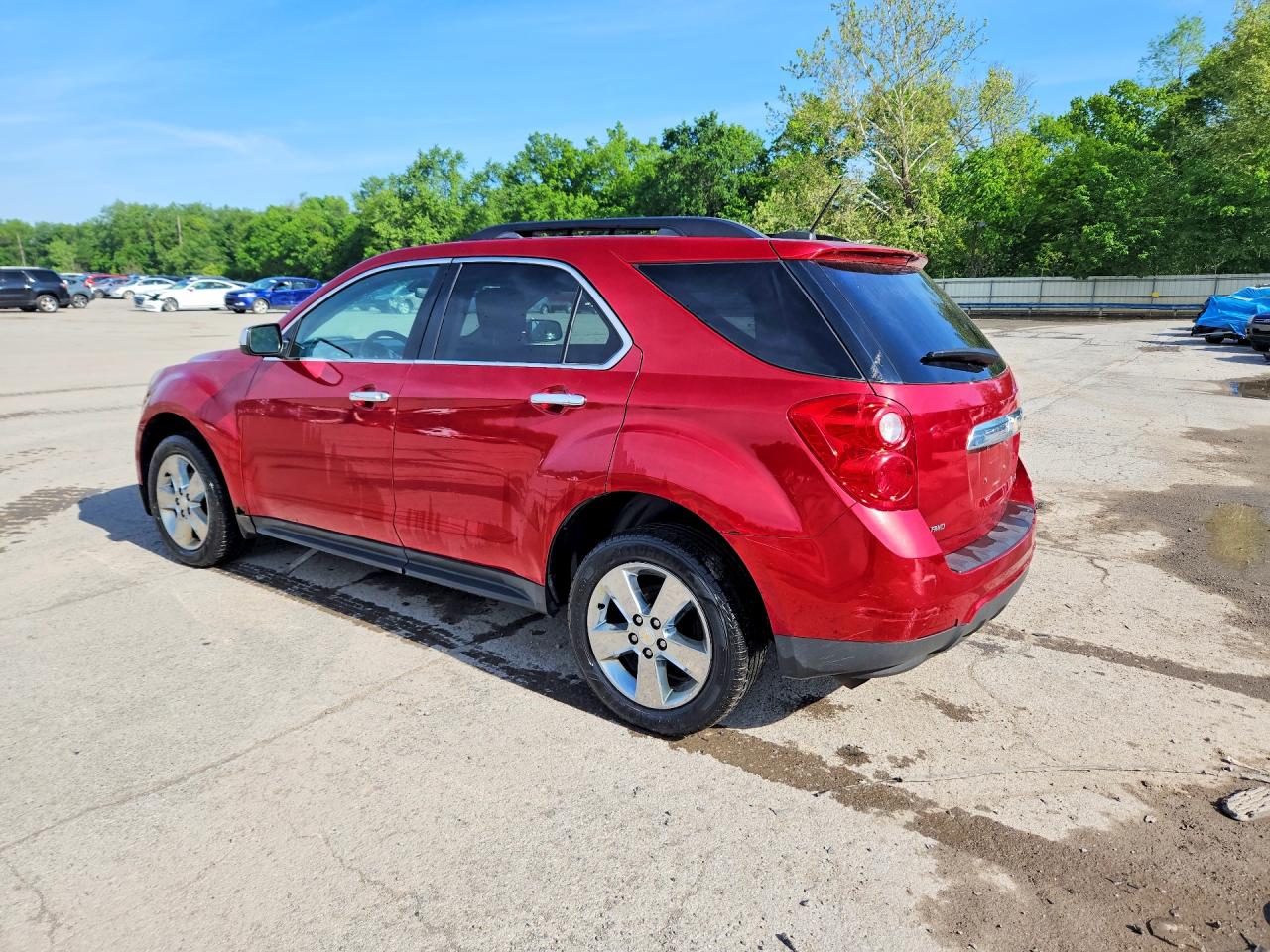 2015 Chevrolet Equinox Lt Бордовый vin: 2GNFLFEK8F6252794