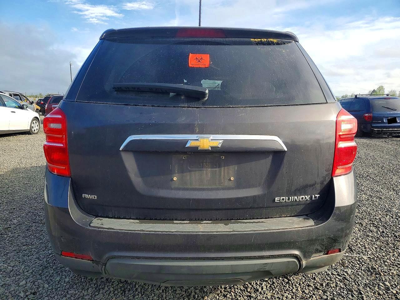2016 Chevrolet Equinox Lt Угольный vin: 2GNFLFEK8G6292374