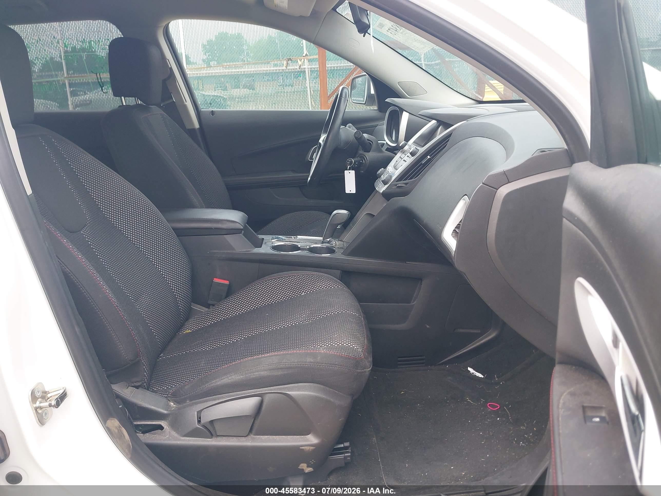 2014 Chevrolet Equinox Lt White vin: 2GNFLFEK9E6302424