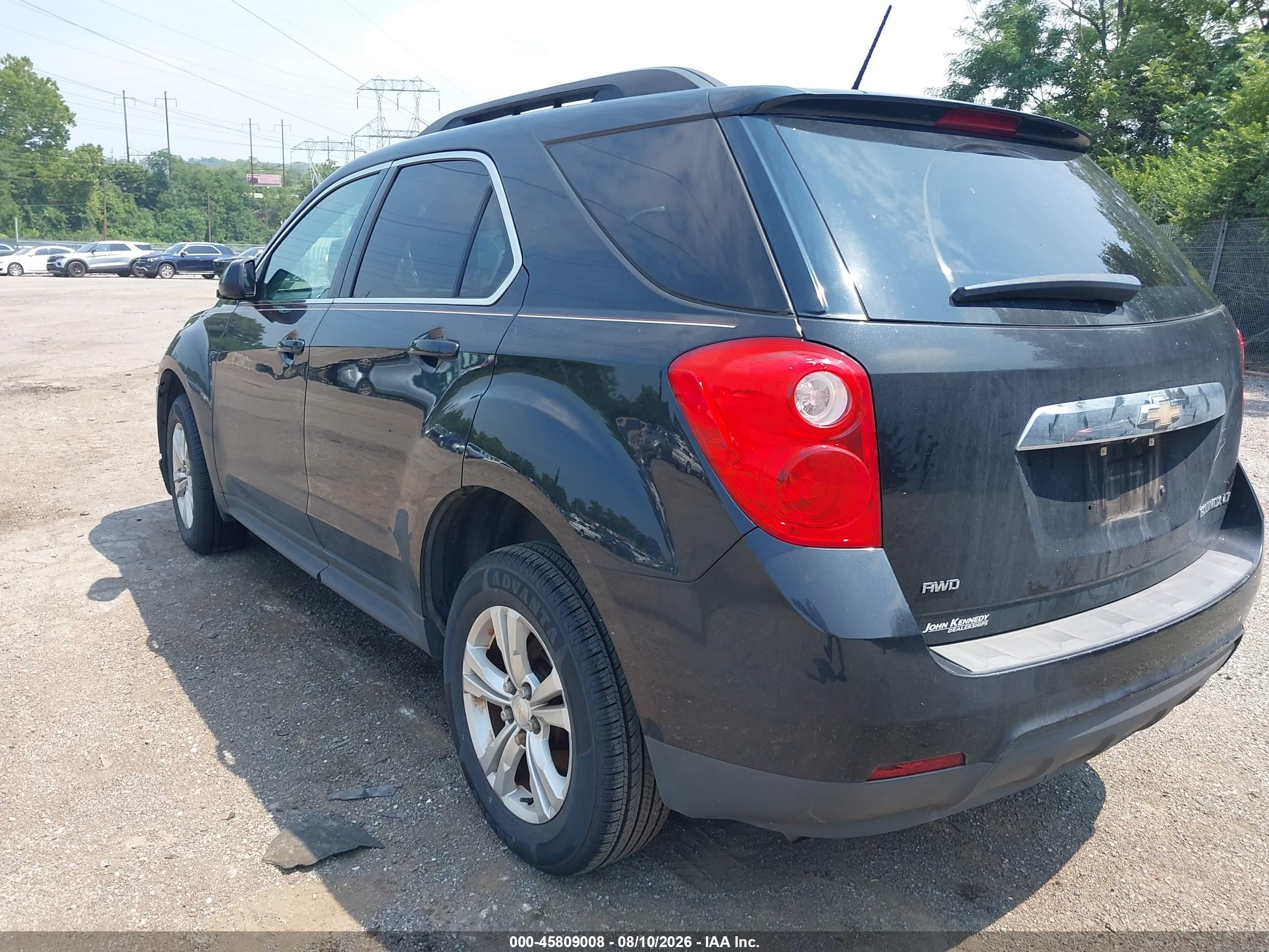 2014 Chevrolet Equinox Lt Black vin: 2GNFLFEK9E6345306