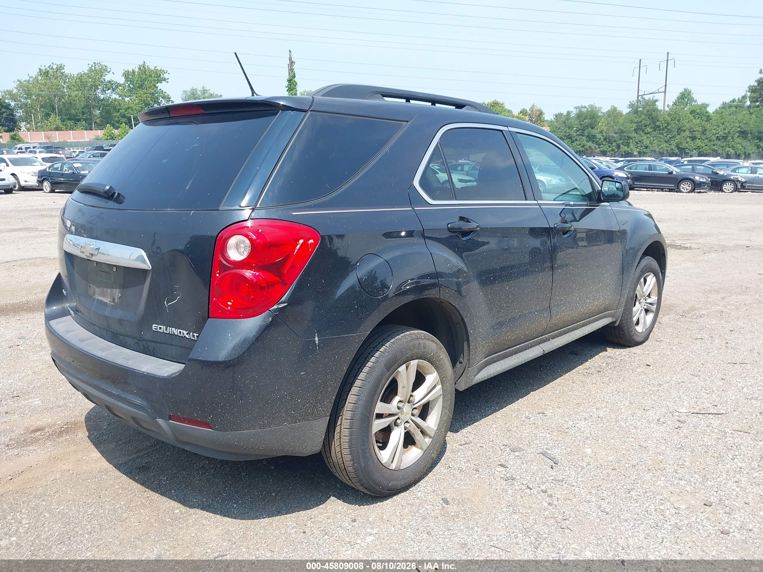 2014 Chevrolet Equinox Lt Black vin: 2GNFLFEK9E6345306