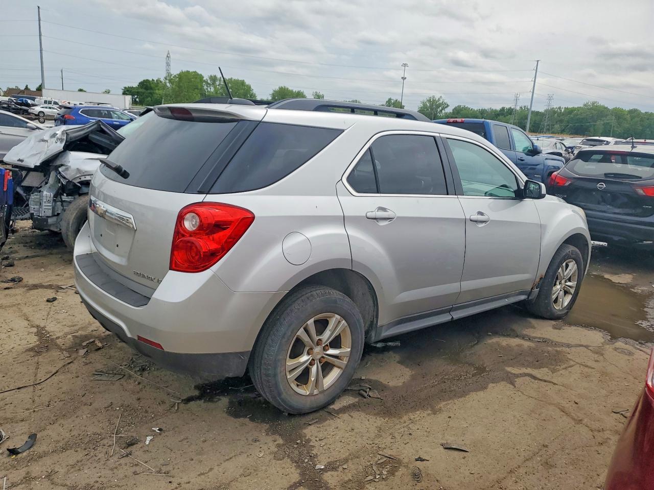 2015 Chevrolet Equinox Lt Silver vin: 2GNFLFEK9F6111698