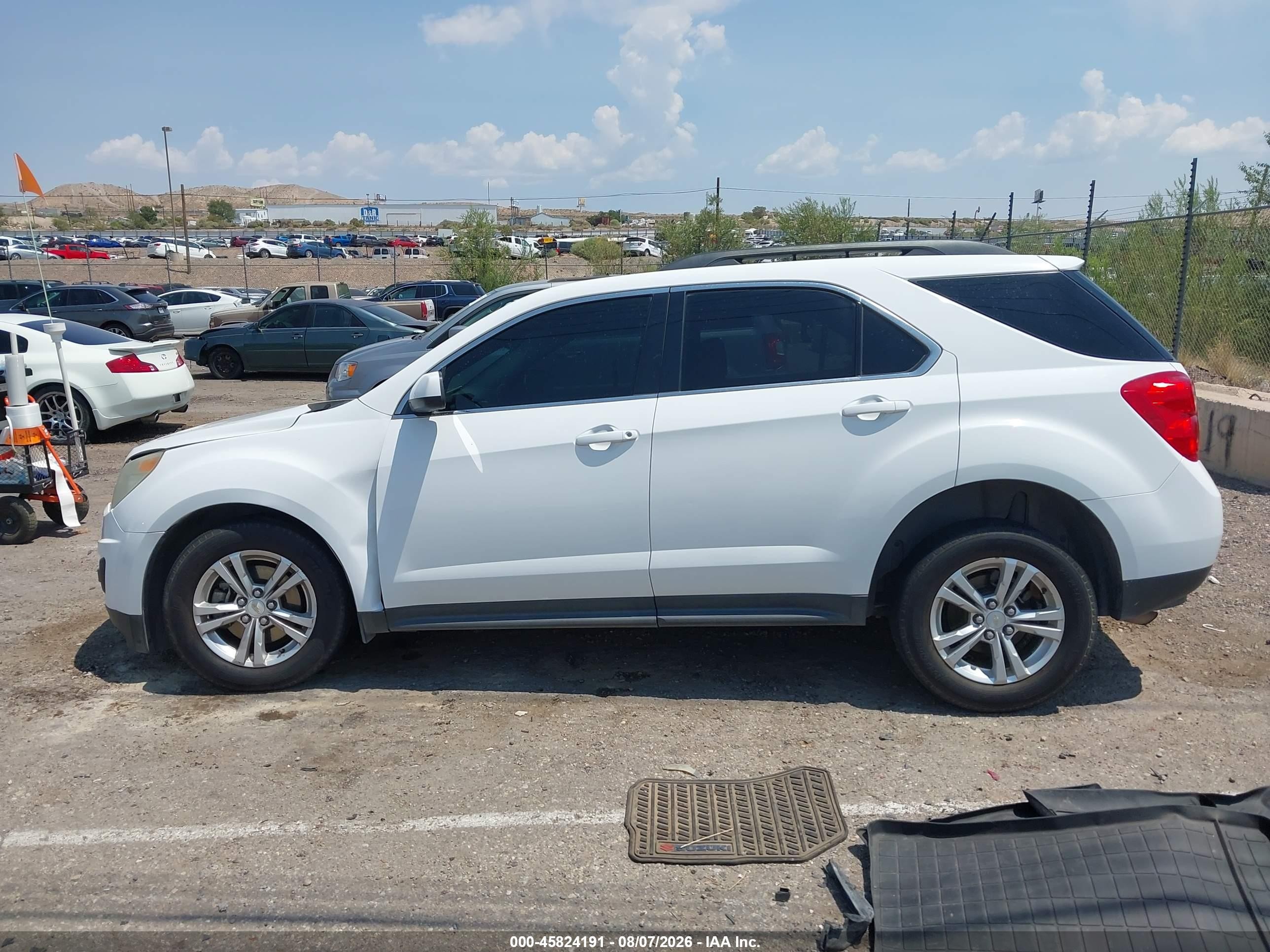 2015 Chevrolet Equinox Lt Белый vin: 2GNFLFEK9F6209923
