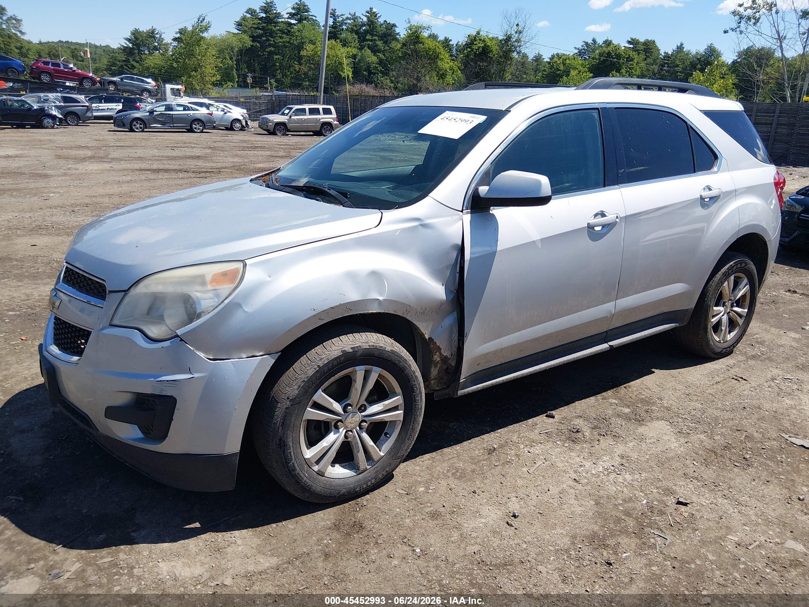 2015 Chevrolet Equinox 1lt Silver vin: 2GNFLFEK9F6274187