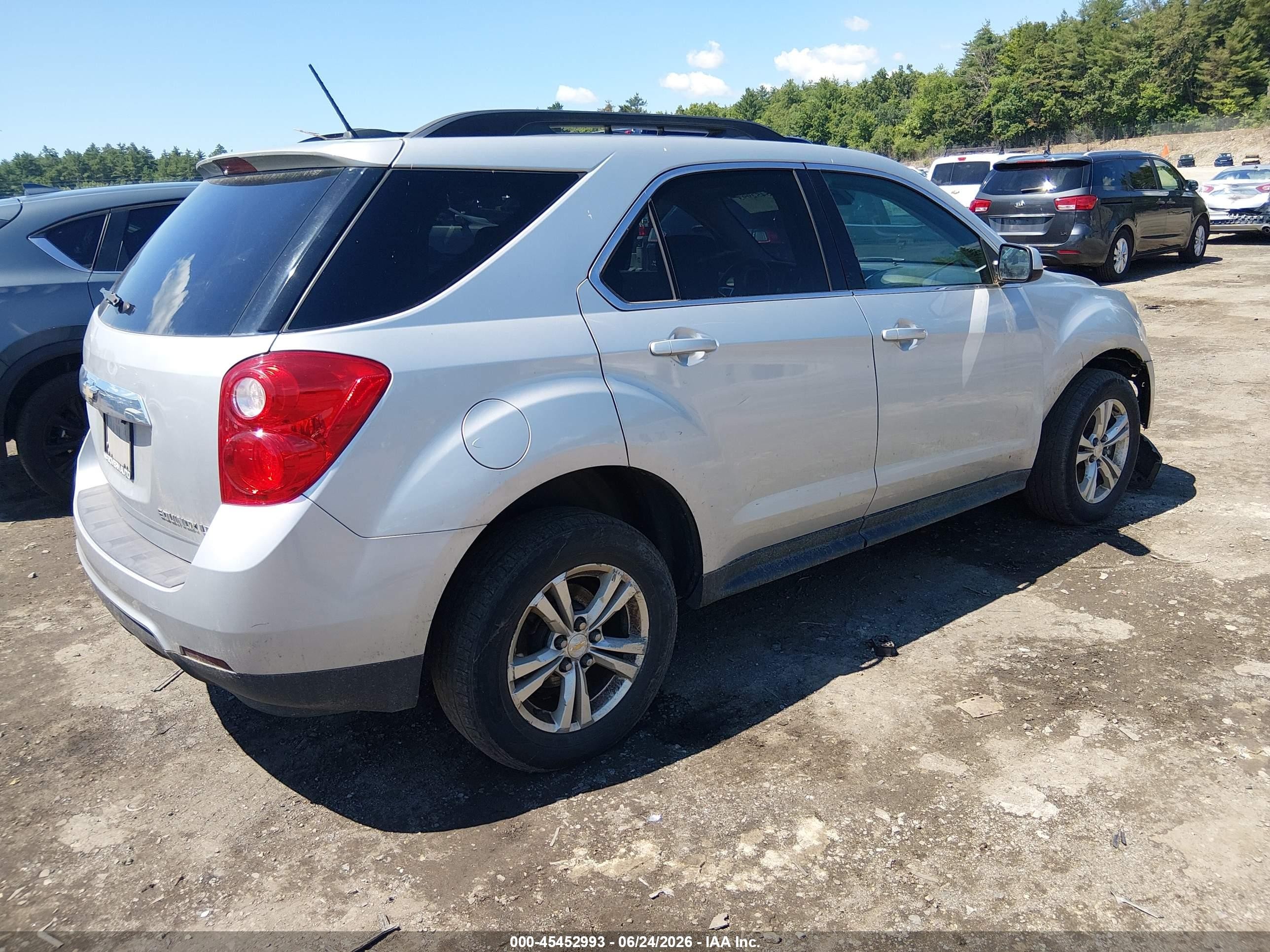 2015 Chevrolet Equinox 1lt Silver vin: 2GNFLFEK9F6274187