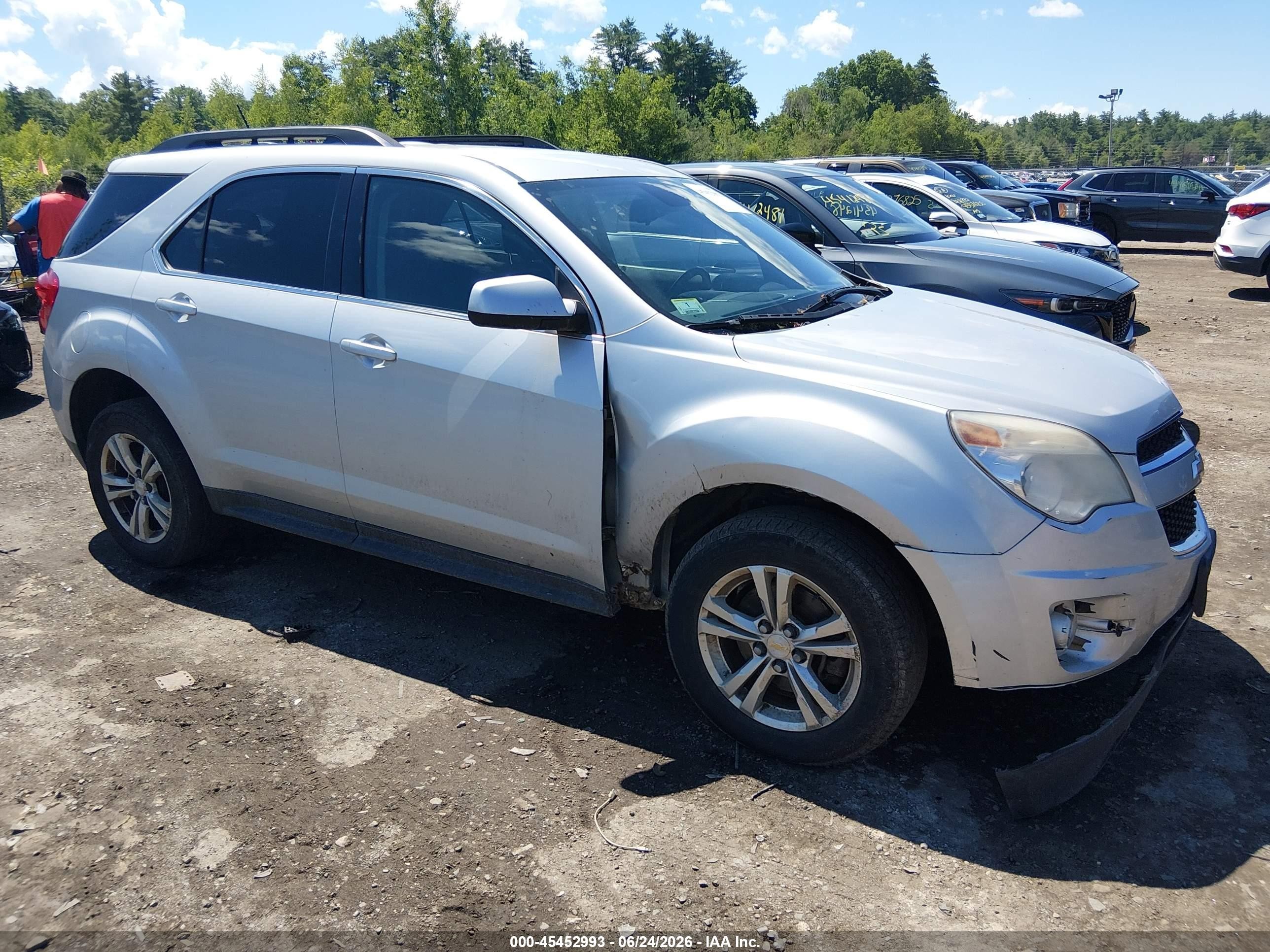 2015 Chevrolet Equinox 1lt Серебряный vin: 2GNFLFEK9F6274187