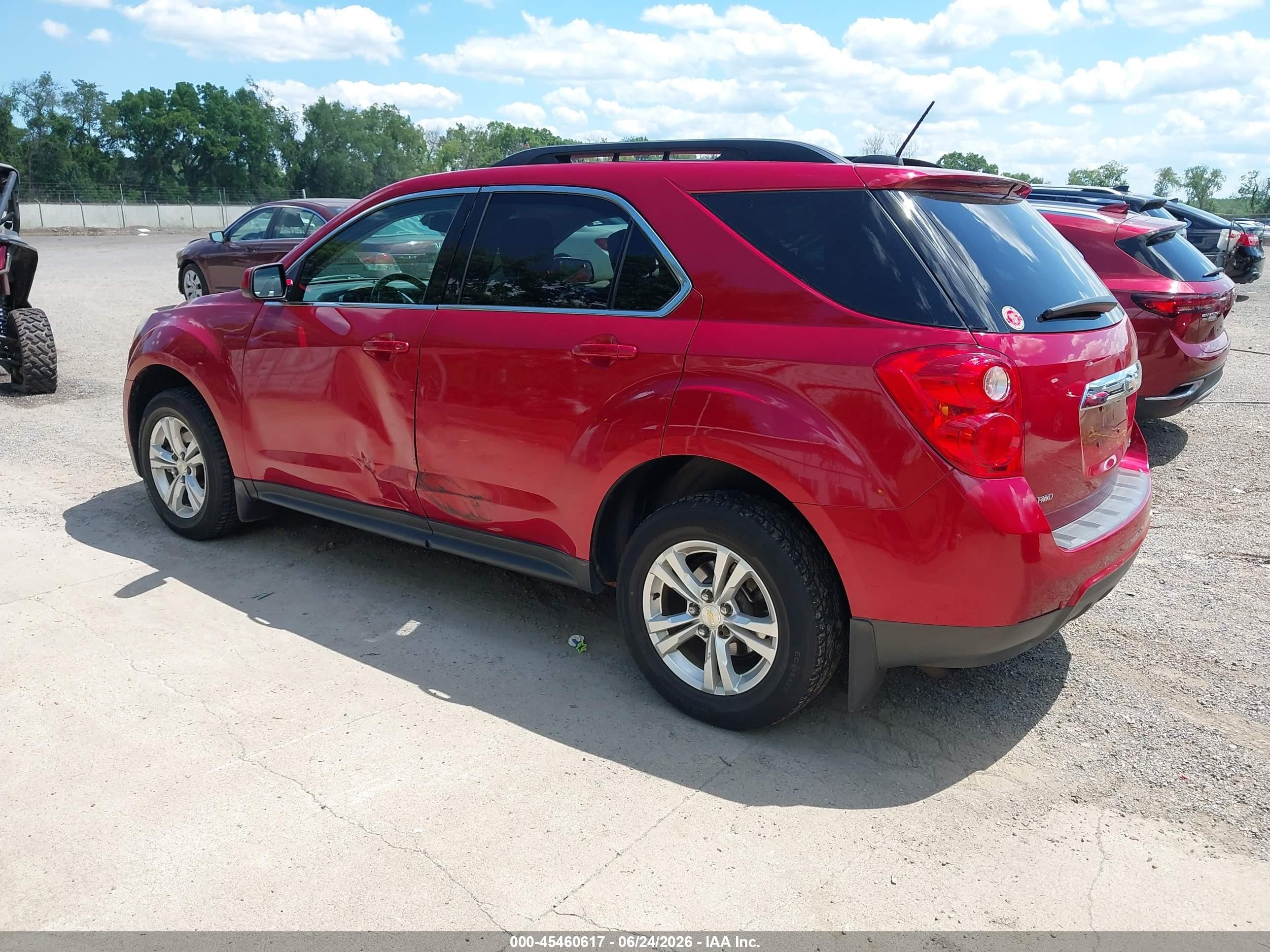 2015 Chevrolet Equinox Lt Красный vin: 2GNFLFEK9F6421317