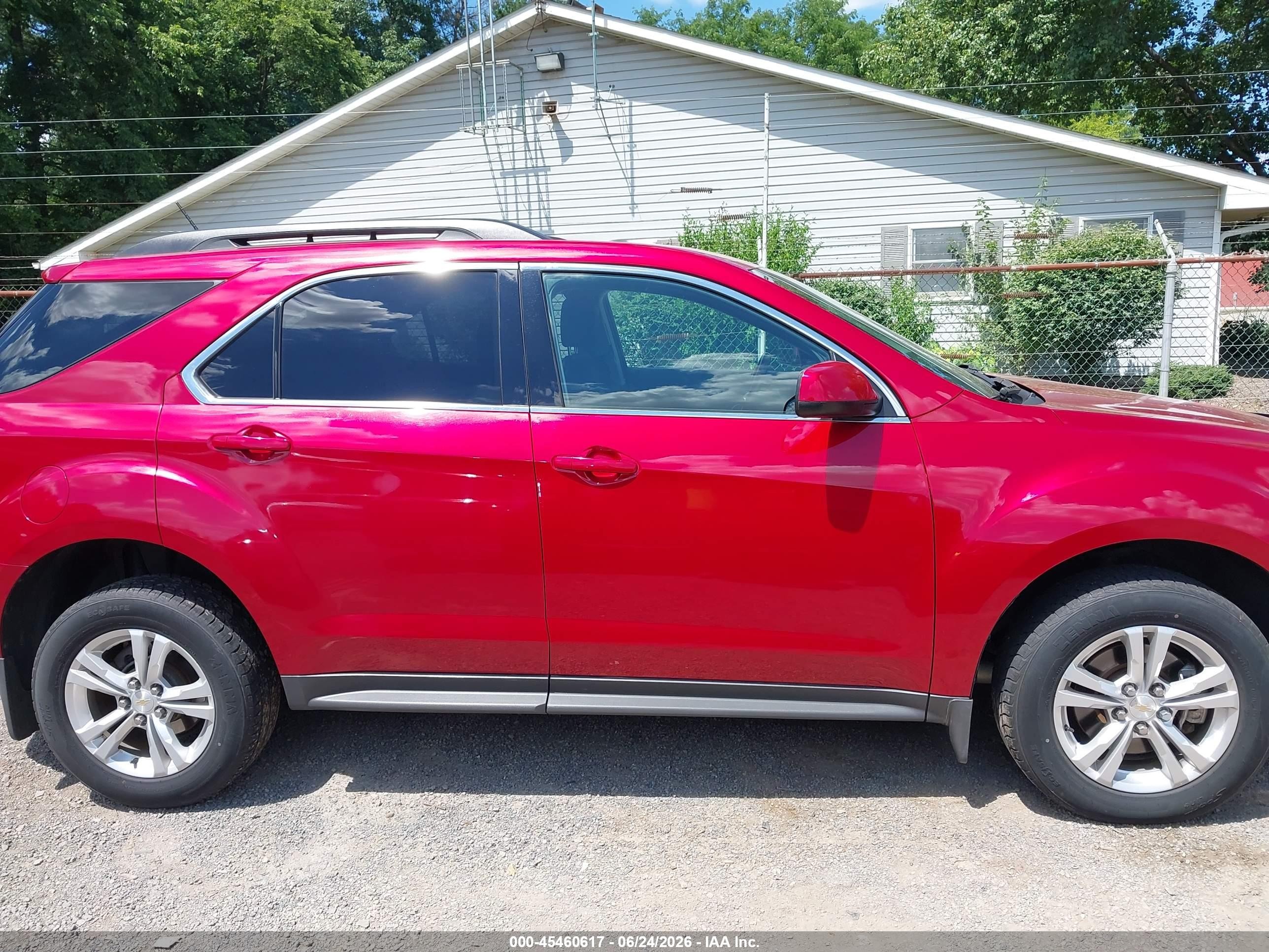 2015 Chevrolet Equinox Lt Красный vin: 2GNFLFEK9F6421317