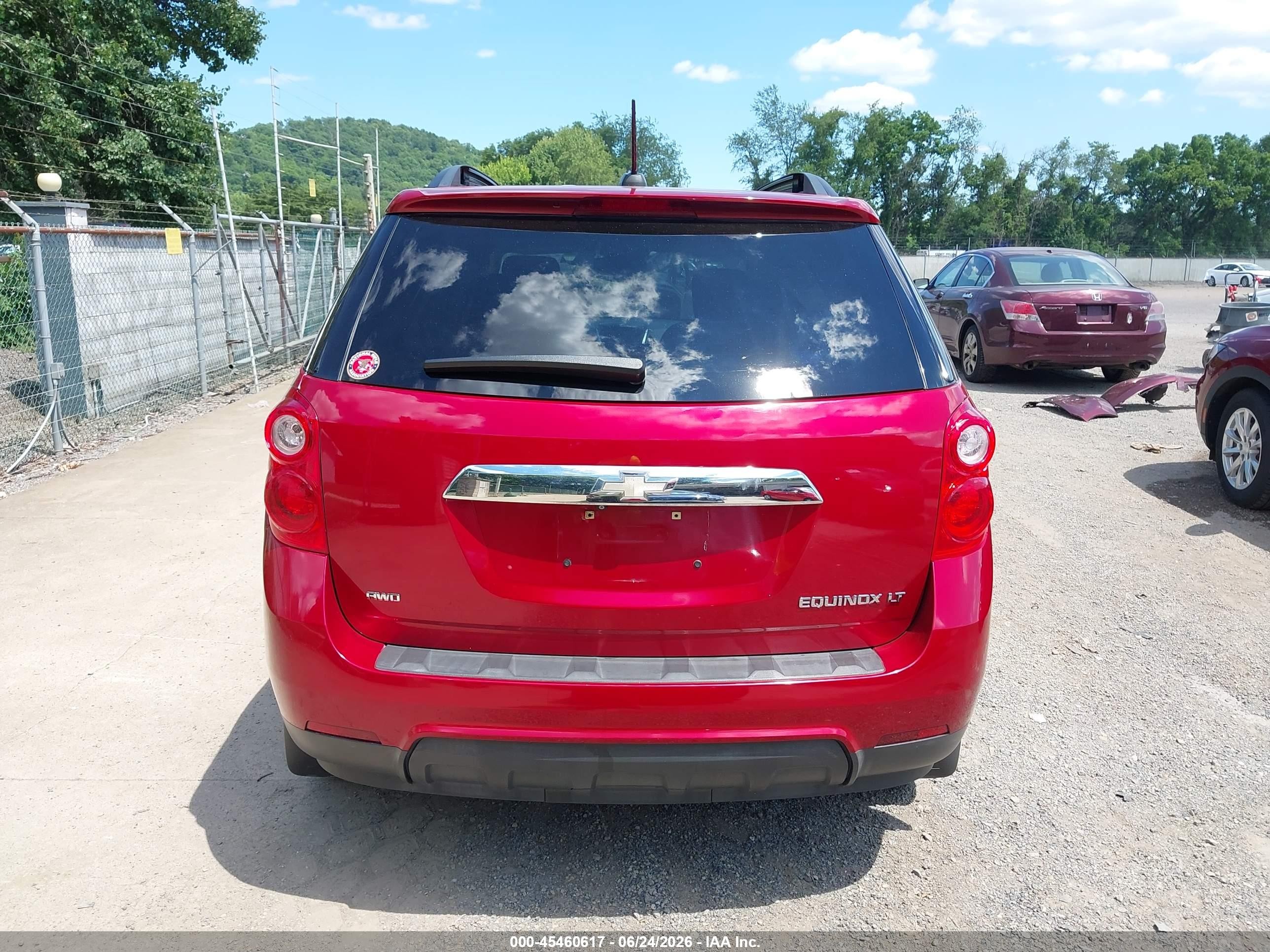 2015 Chevrolet Equinox Lt Красный vin: 2GNFLFEK9F6421317