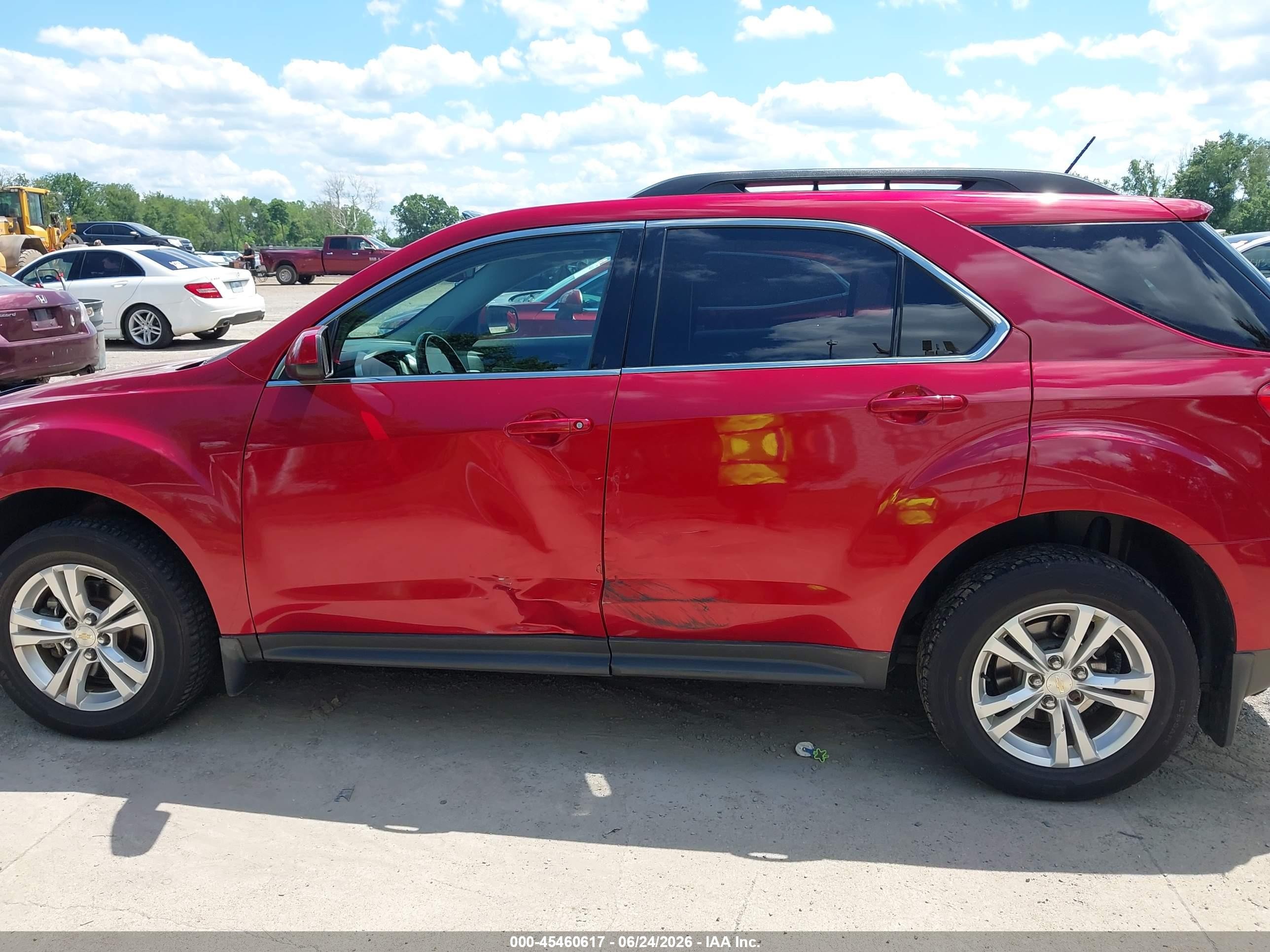 2015 Chevrolet Equinox Lt Красный vin: 2GNFLFEK9F6421317